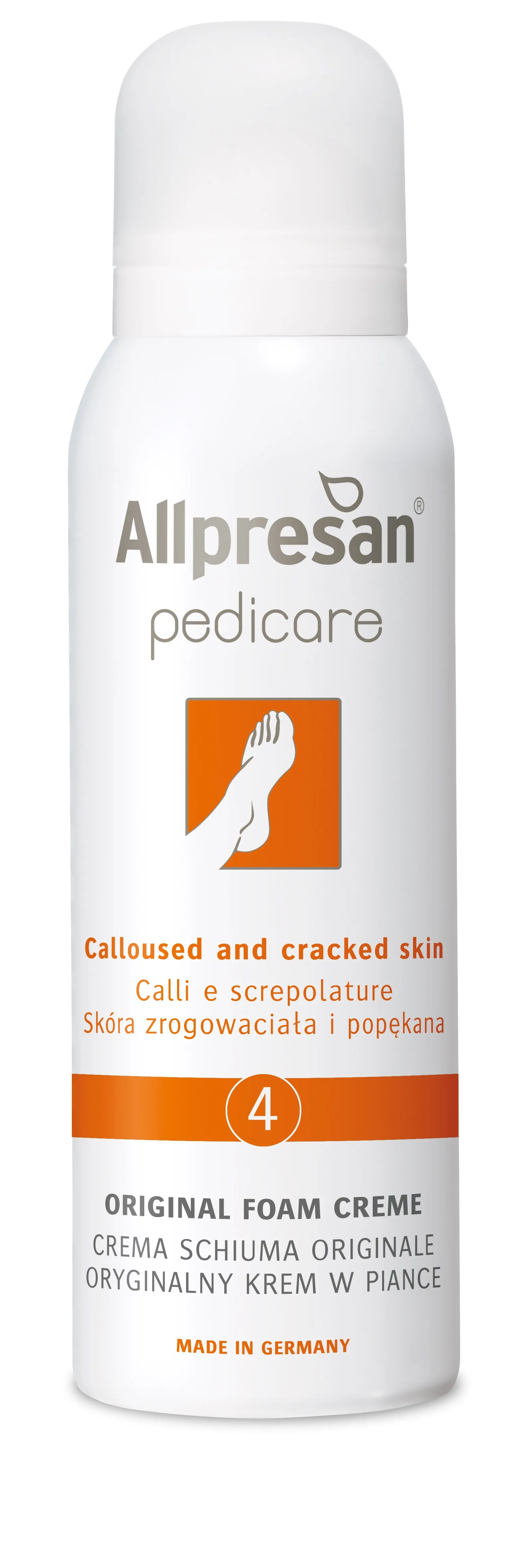 ALLPRESAN *4 putas-krēms saplaisājušai un sabiezējušai pēdu ādai, 125m - Produkta attēls 