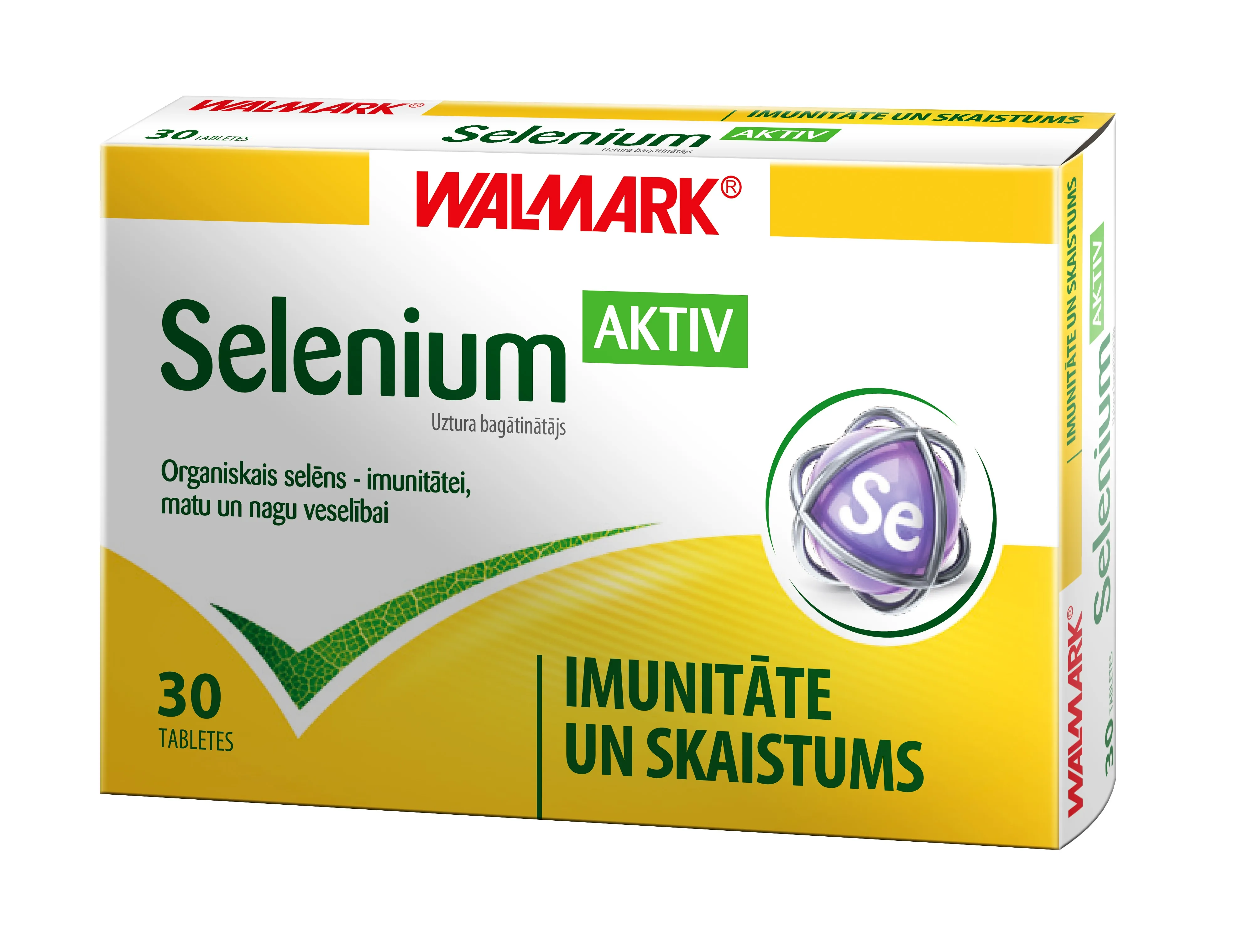 WALMARK Selenium Aktiv tabletes, 30 gab. - Produkta attēls 