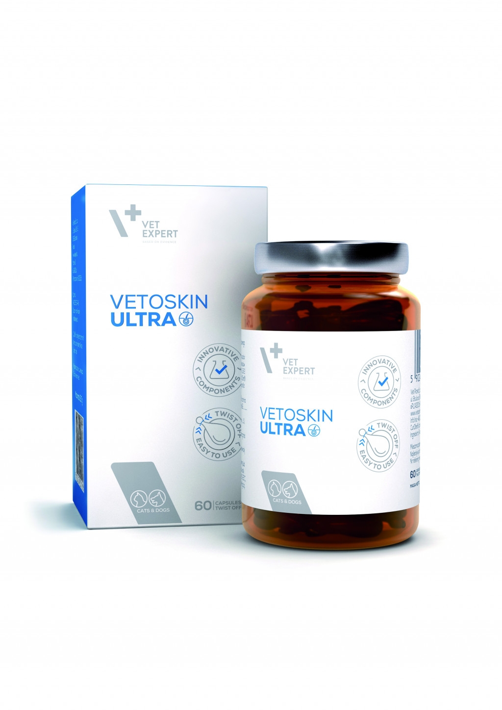 VE VETOSKIN ULTRA KAPS N60 SUŅIEM/KAĶIEM - Produkta attēls 