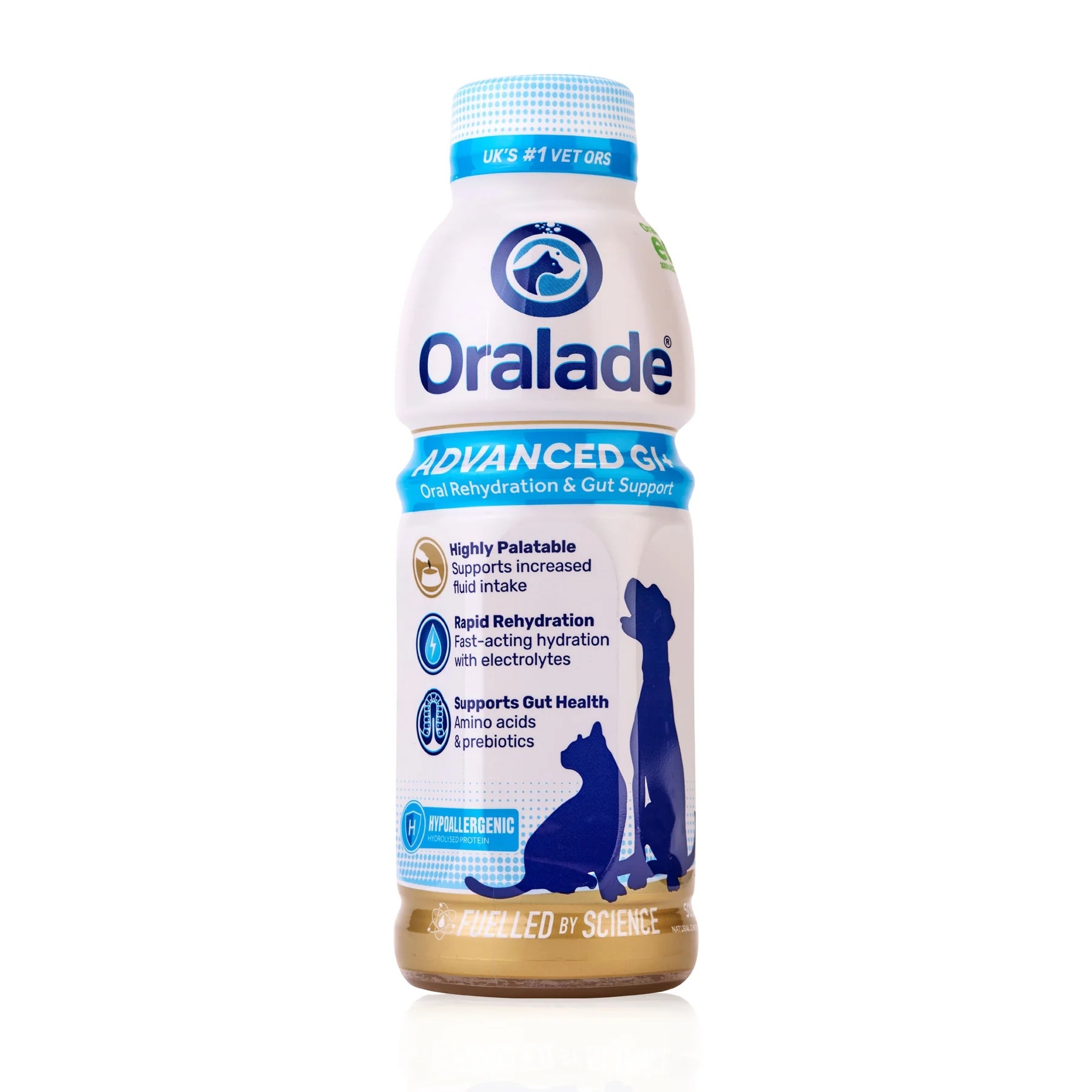ORALADE ADVANCED GI+ ORS 500ML SUŅIEM/KAĶIEM - Produkta attēls 