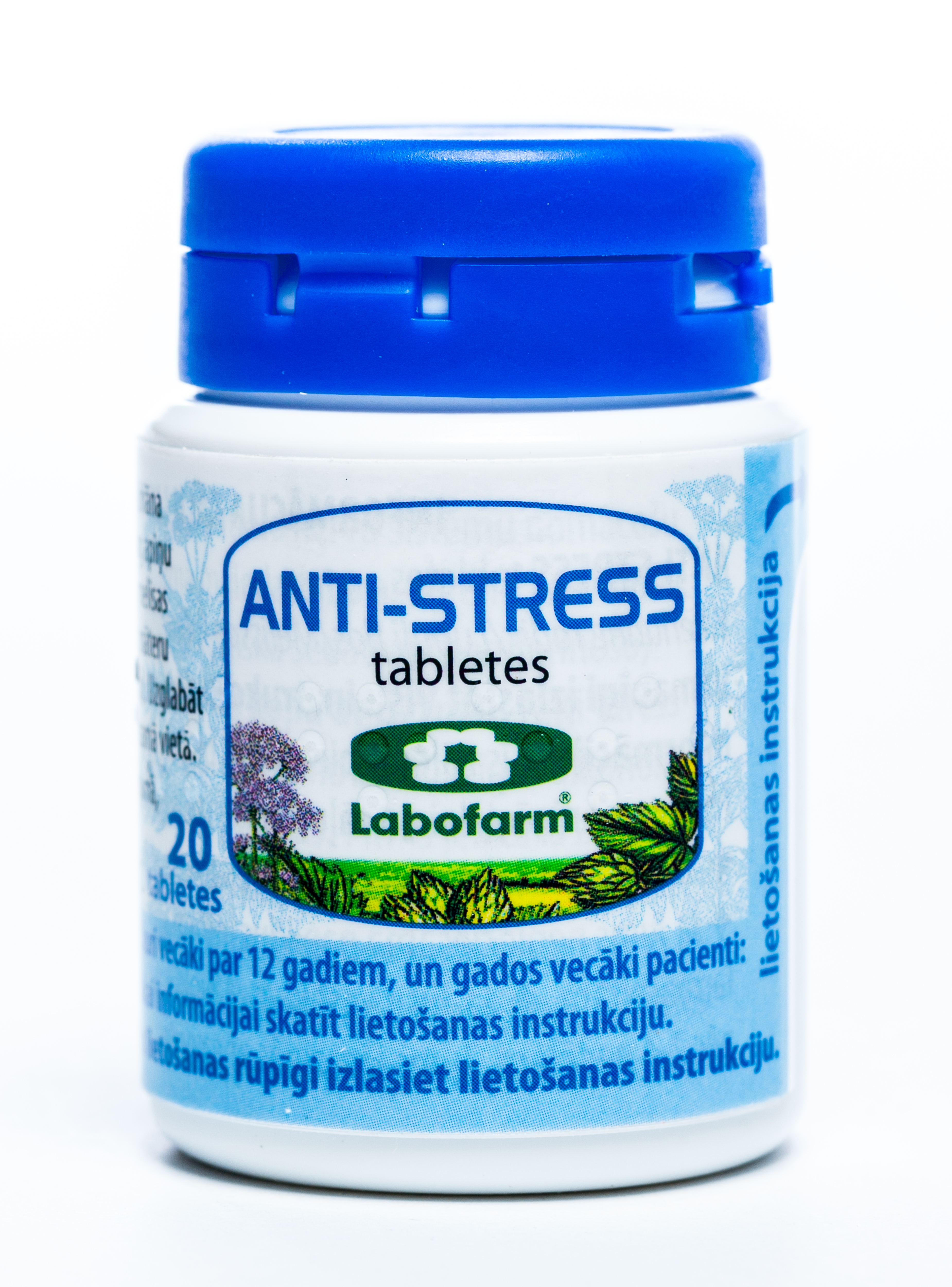 ANTI-STRESS TABLETES N20 PP PUDELĪTE - Produkta attēls 
