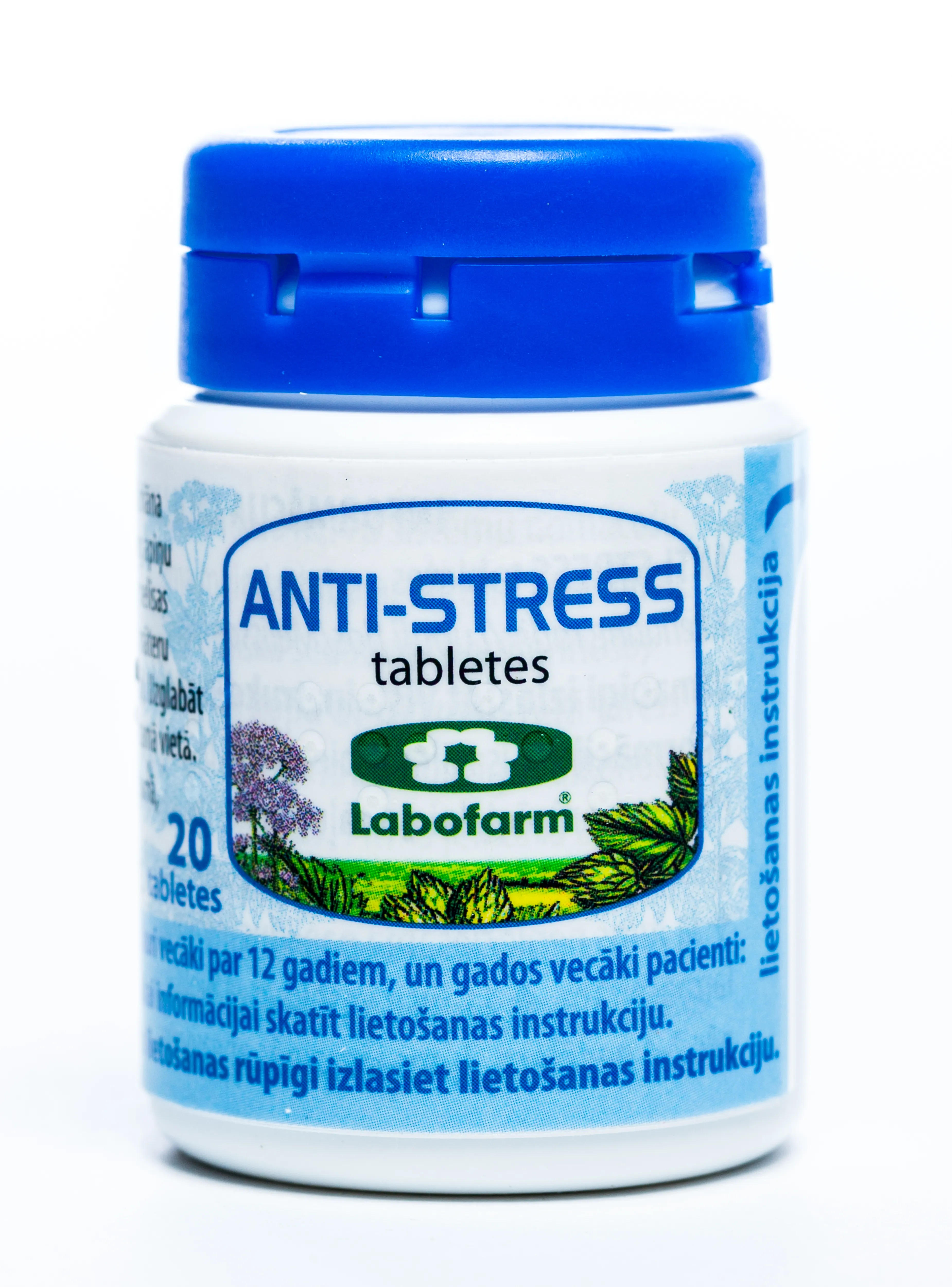 ANTI-STRESS TABLETES N20 PP PUDELĪTE - Produkta attēls 