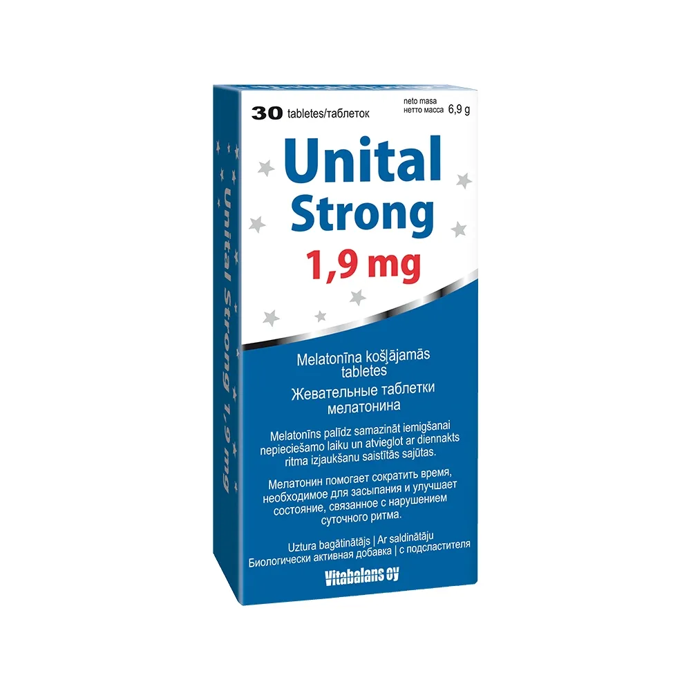 Unital Strong 1,9 mg tabletes, 30 gab - Produkta attēls 