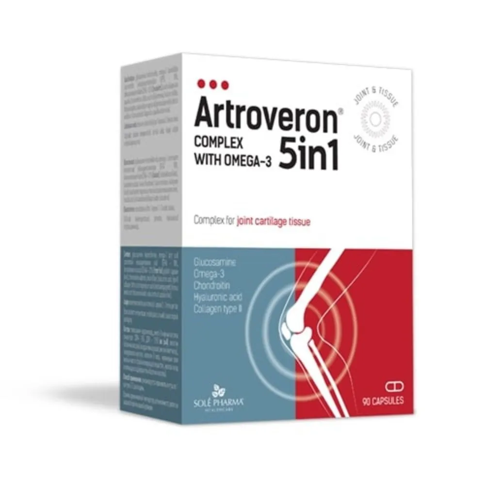 ARTROVERON® 5 IN 1 kapsulas, 90 gab - Produkta attēls 