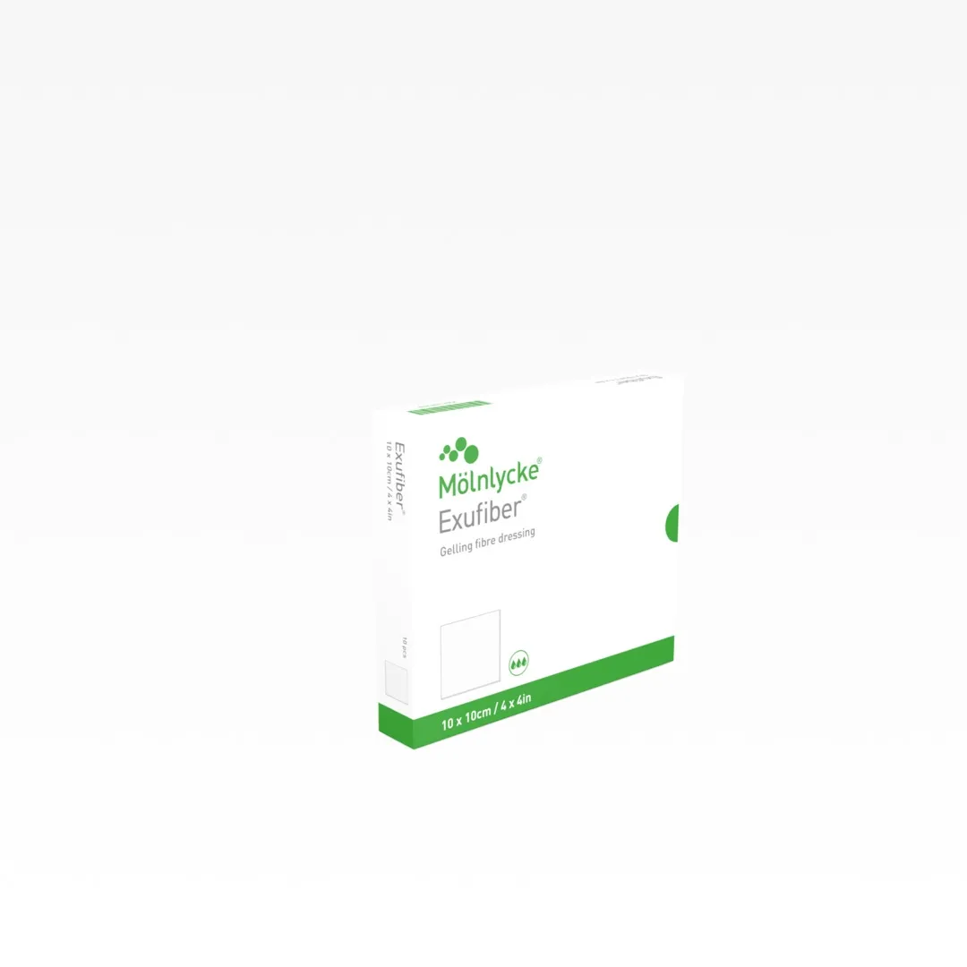 EXUFIBER 10 x 10cm pārsējs, 10 gab. - Produkta attēls 