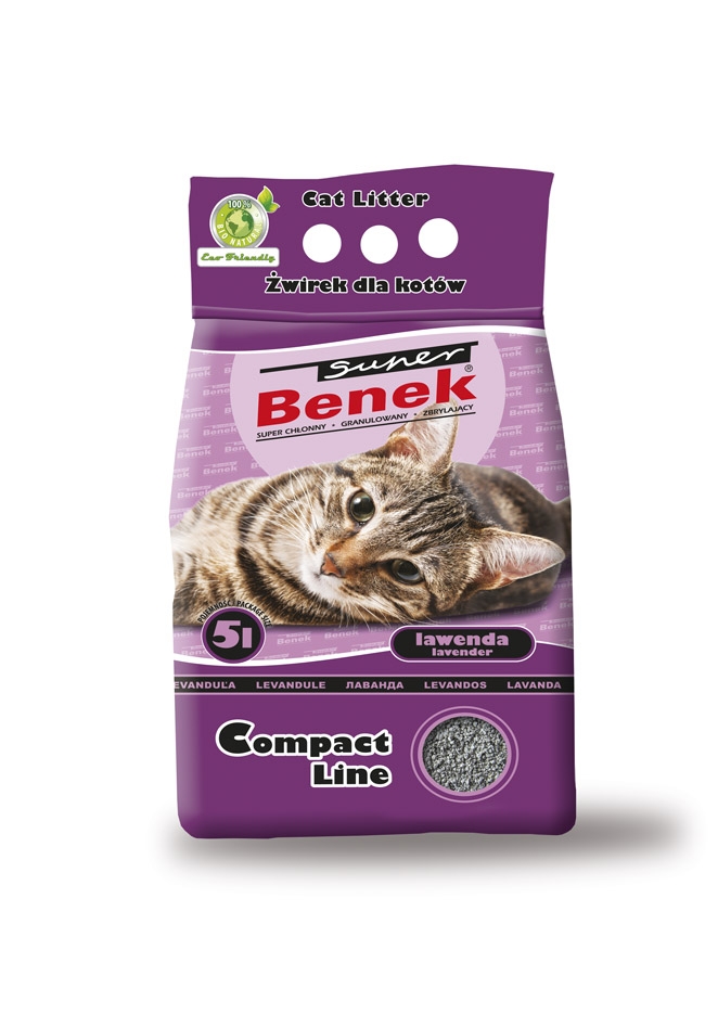 Certech Benek Compact pakaiši ar lavandas smaržu, 5L - Produkta attēls 
