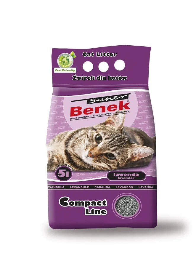 Certech Benek Compact pakaiši ar lavandas smaržu, 5L - Produkta attēls 