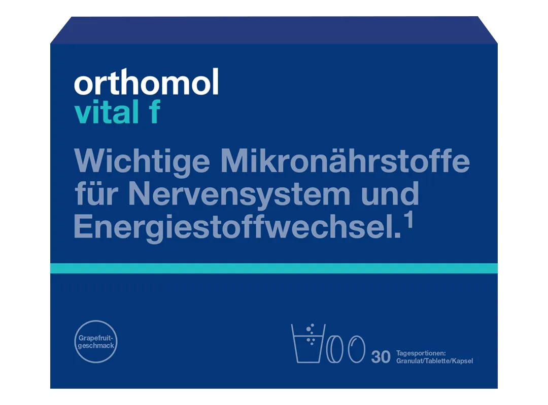 ORTHOMOL Vital F, pulveris, tablete, kapsulas, 30 gab. - Produkta attēls 