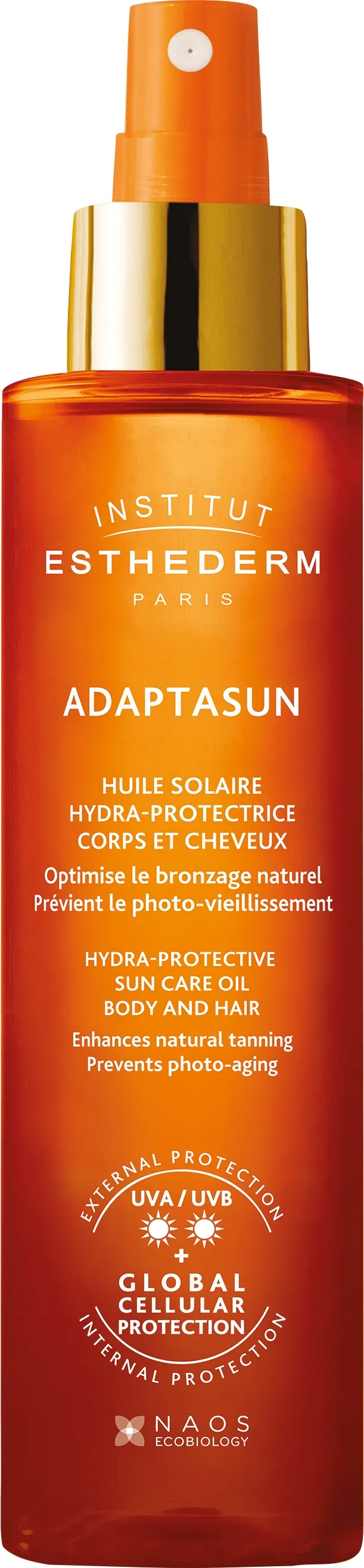 INSTITUT ESTHEDERM Adaptasun Hydra Protect Sun Care oil, 150 ml - Produkta attēls 