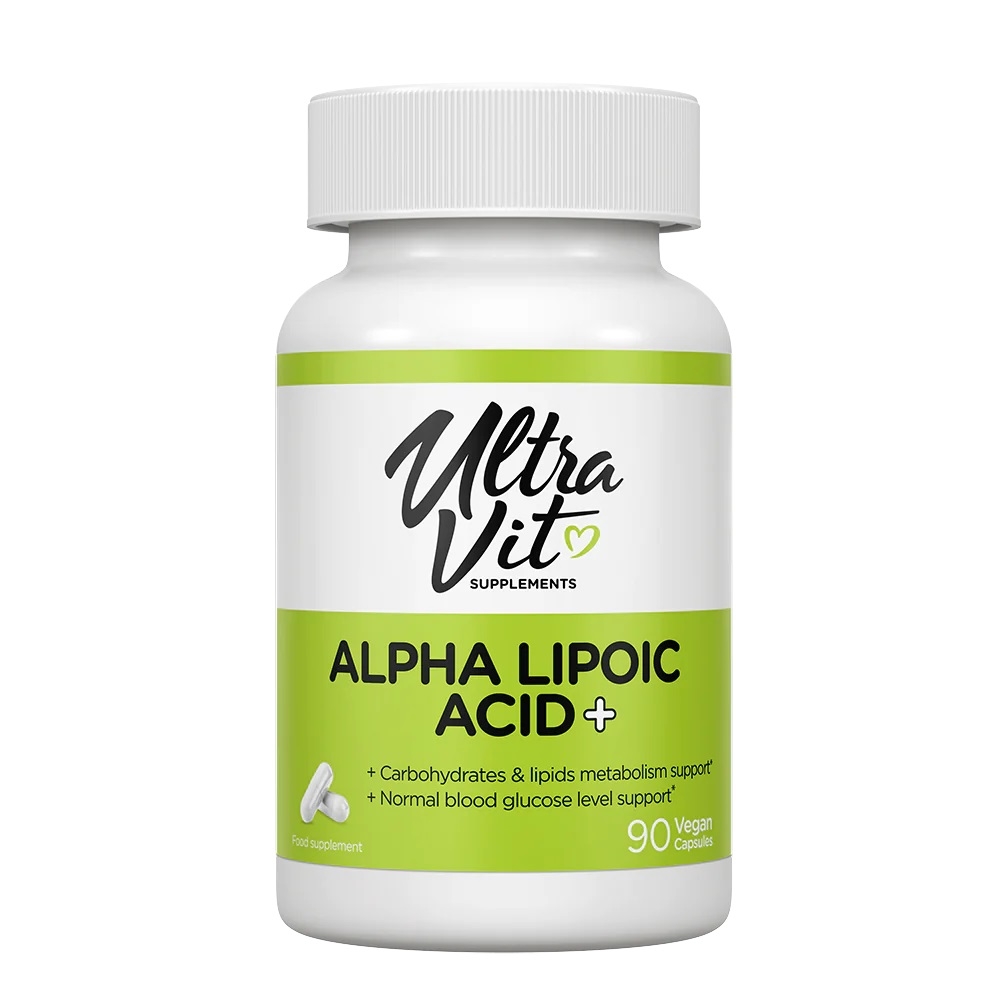 ULTRAVIT alpha lipoic acid+ kapsulas, 90 gab. - Produkta attēls 