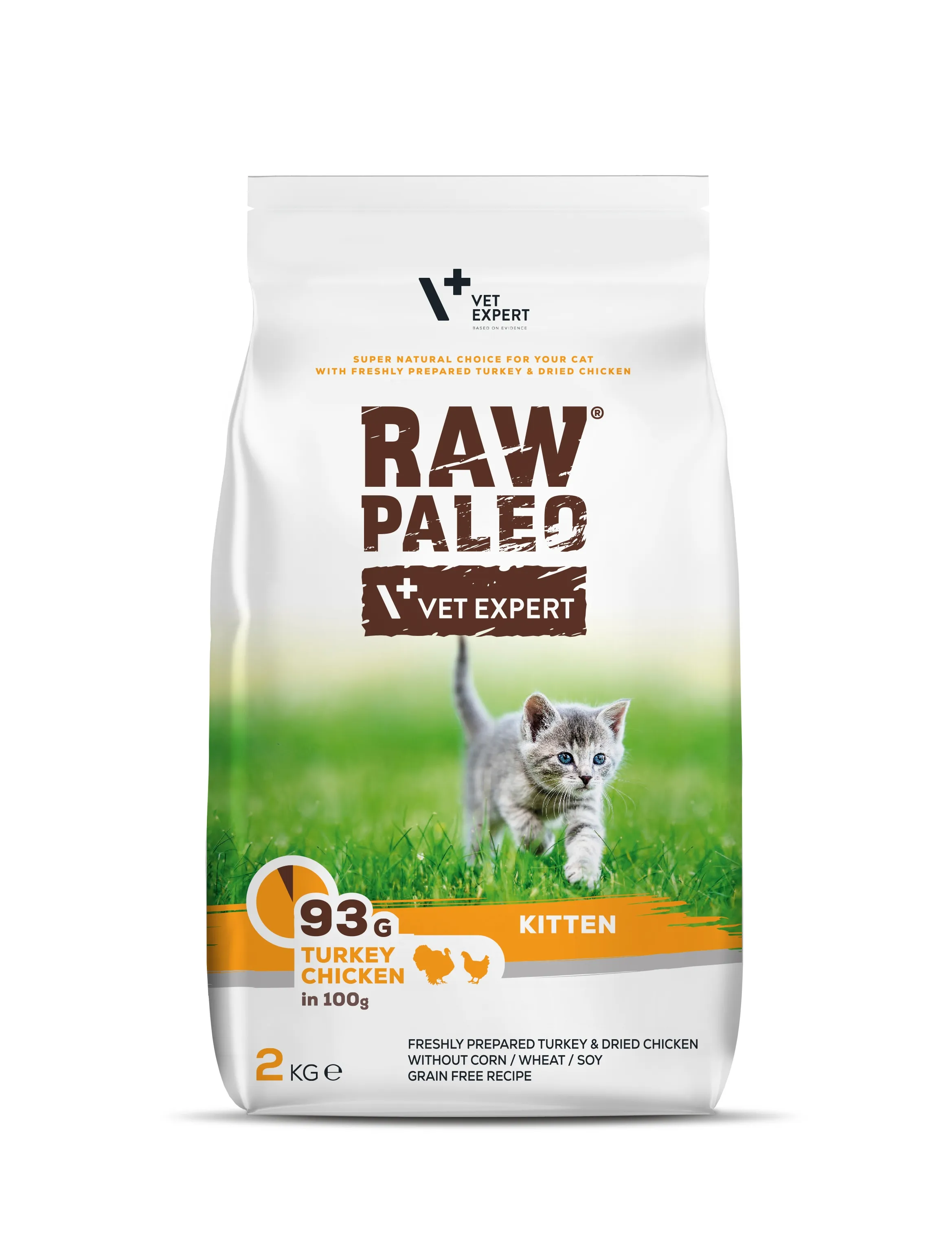 RAW PALEO KAĶĒNU SAUSĀ B TĪTARS/VISTA 2KG - Produkta attēls 