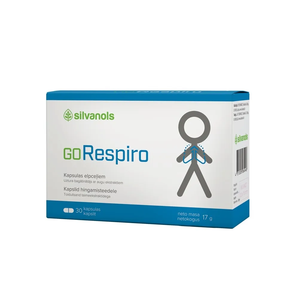 GORESPIRO kapsulas, 30 gab. - Produkta attēls 