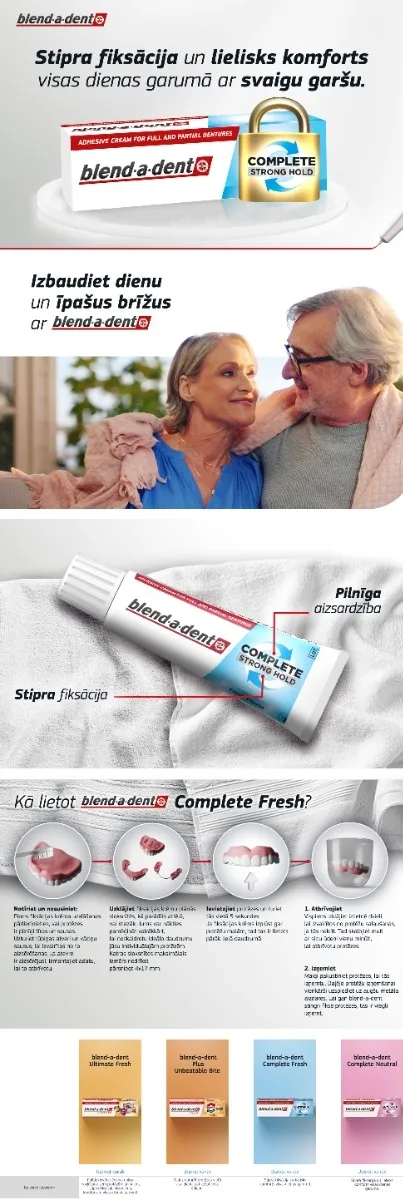 BLEND A DENT Complete Strong Hold, Fresh Flavor, 47g - Produkta attēls 2