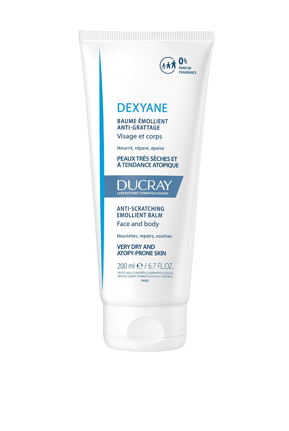 DUCRAY Dexyane pret niezi mīkstinošs balzams, 200ml - Produkta attēls 