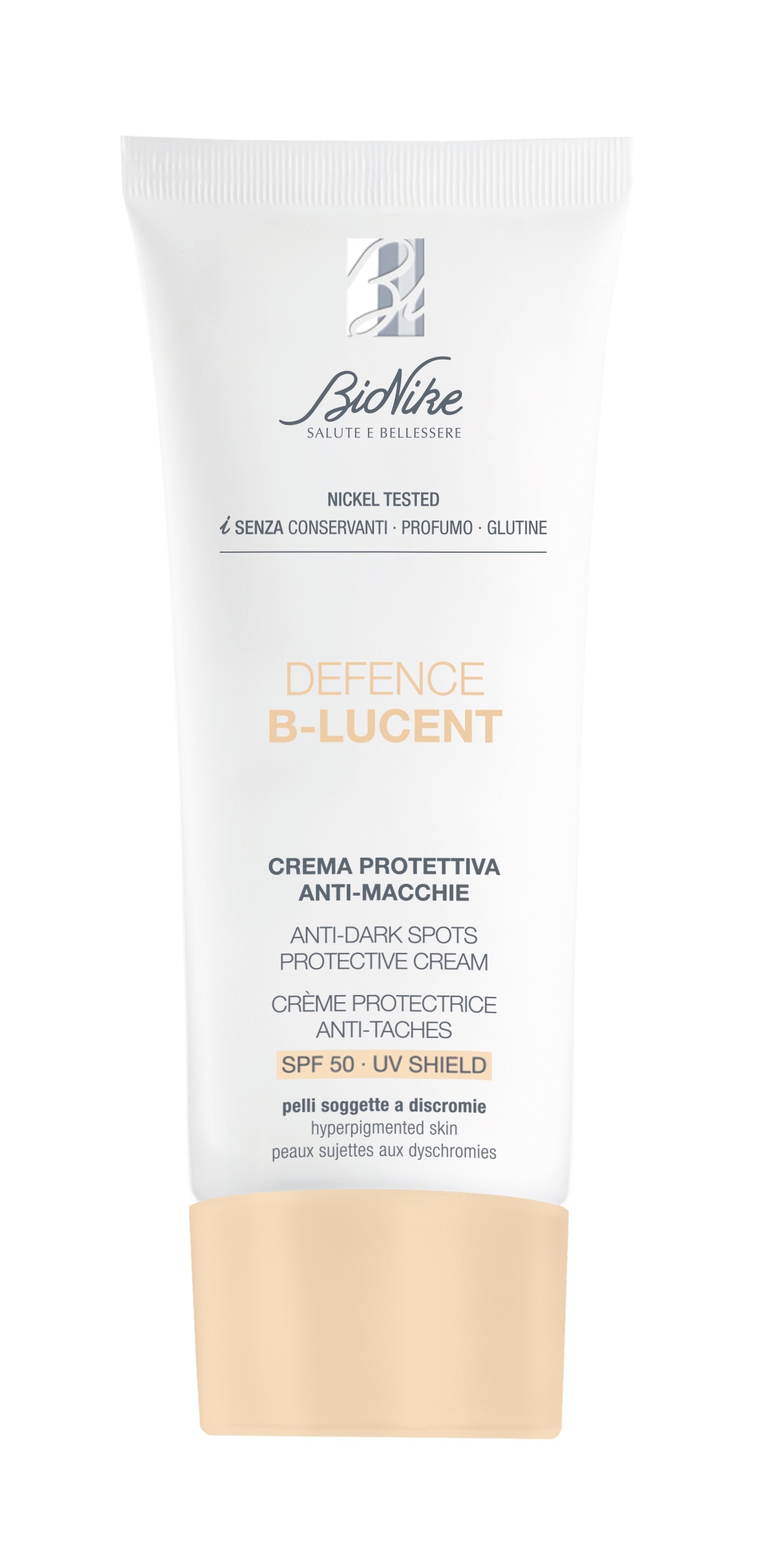 BIONIKE Defence B-Lucent krēms SPF50, 40 ml - Produkta attēls 
