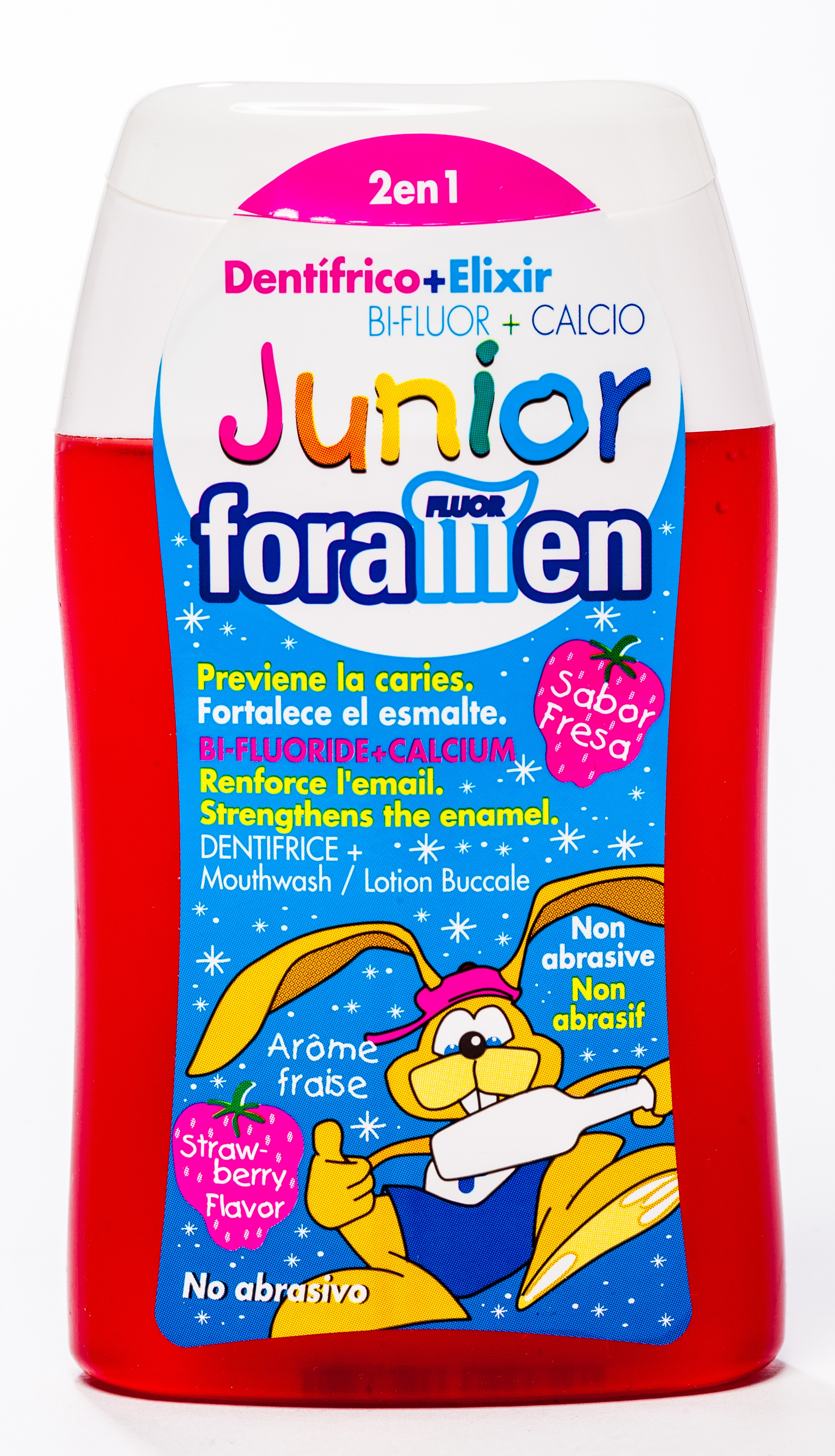 FORAM. Z.P.2in1 JUNIOR TOOTHPASTE+MOUTHWASH 100ML(315) - Produkta attēls 