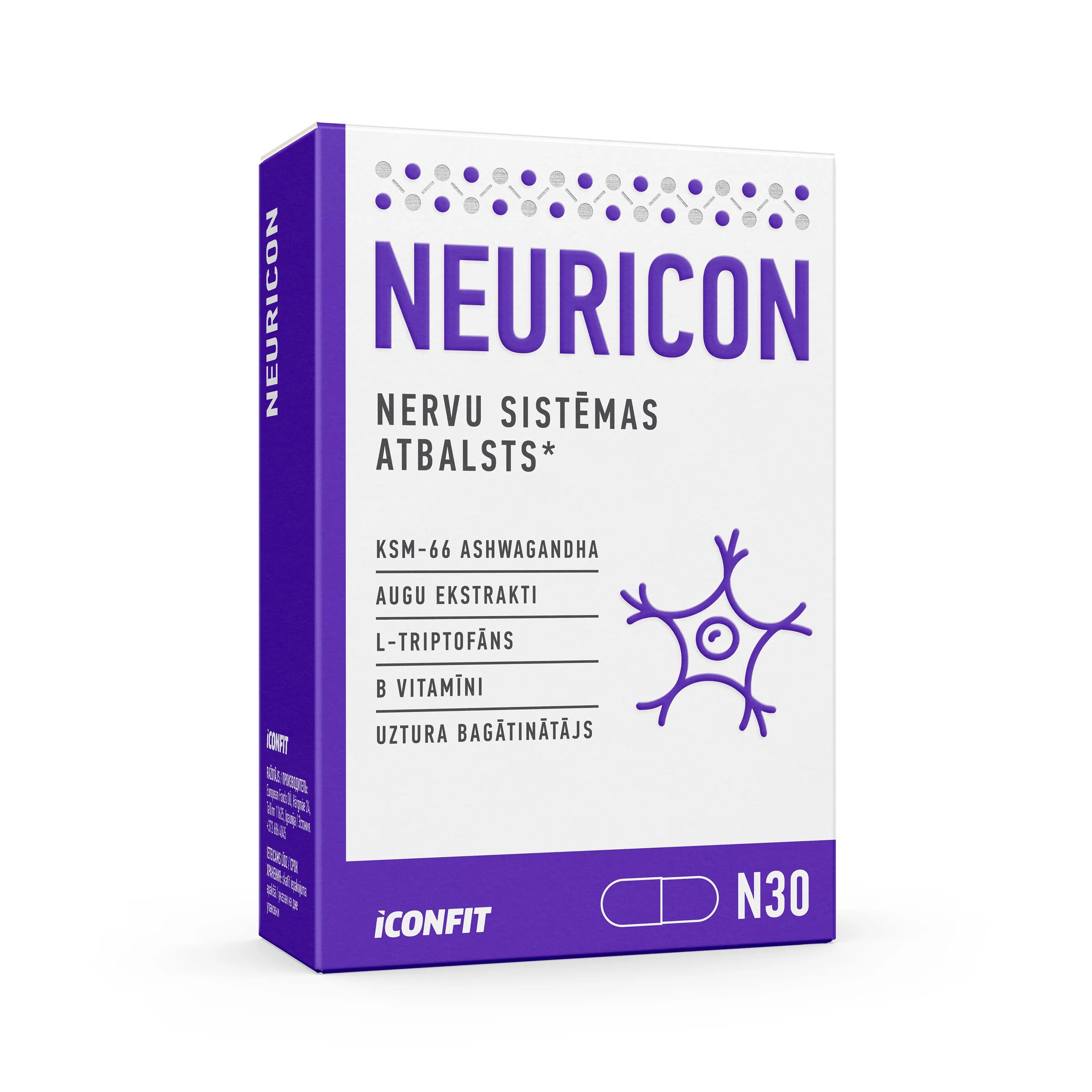 ICONFIT Neuricon kapsulas, 30 gab. - Produkta attēls 