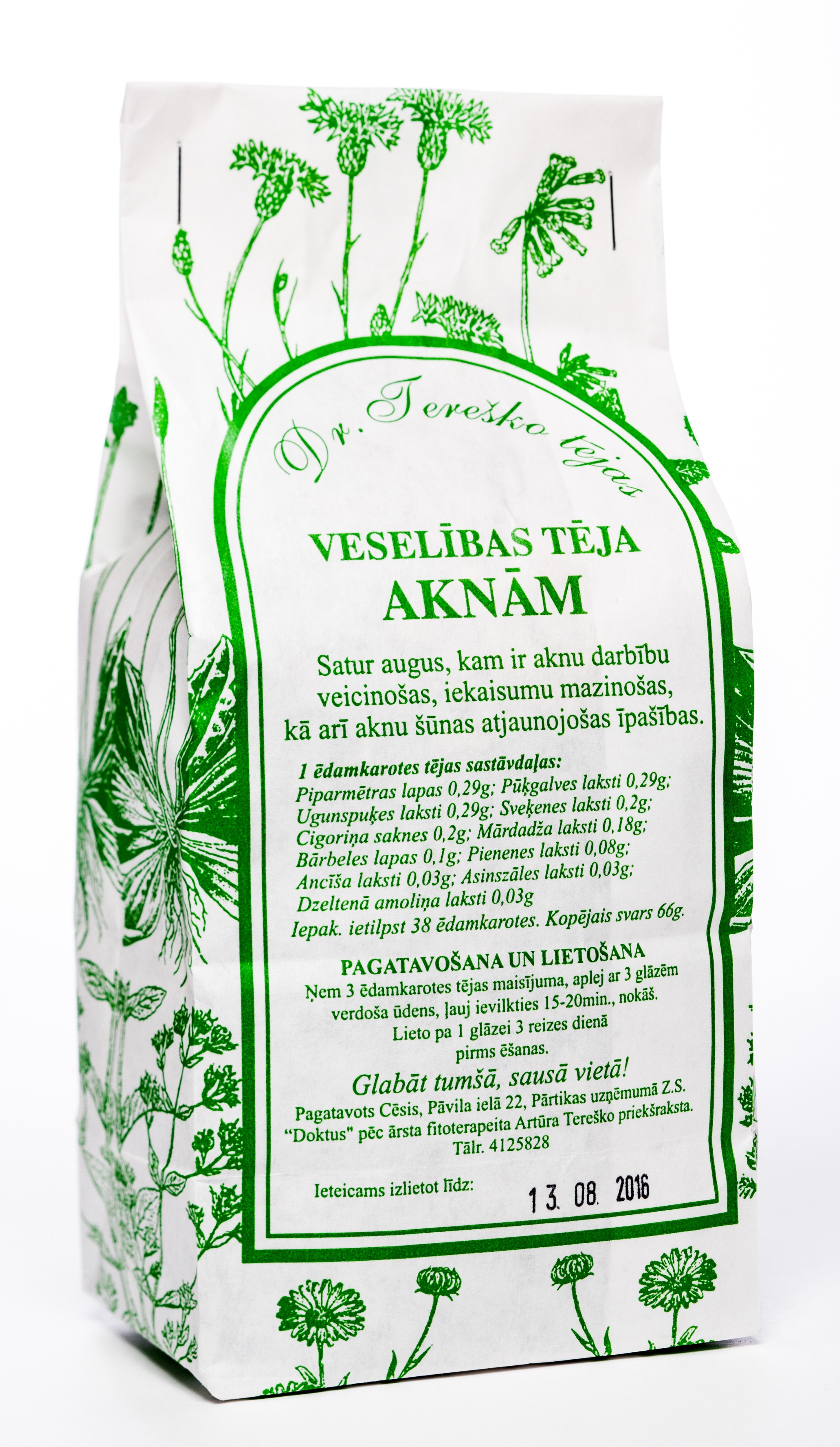 TEREŠKO tēja aknām, 70 g. - Produkta attēls 