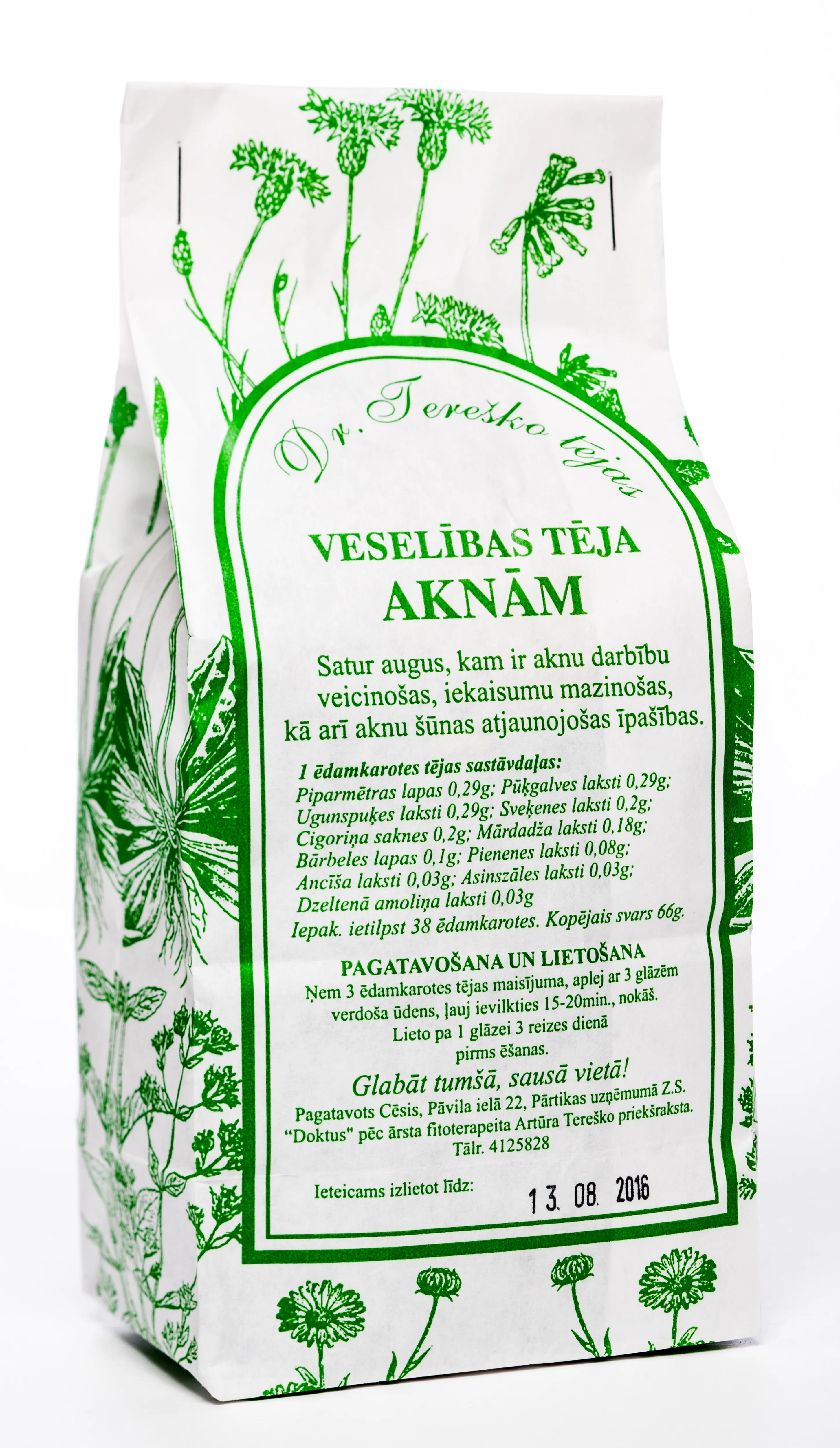 TEREŠKO tēja aknām, 70 g. - Produkta attēls 