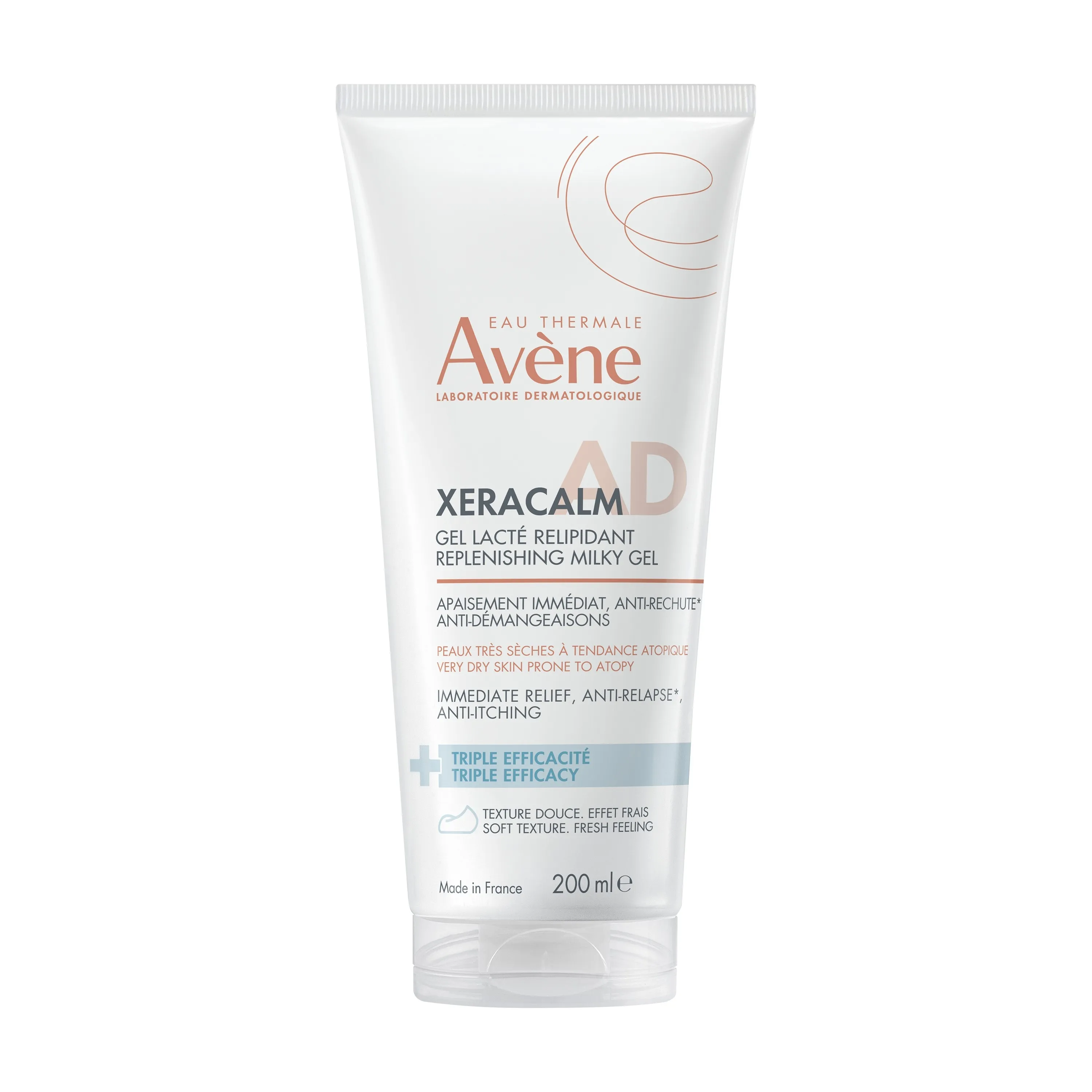 AVENE Xeracalm A.D. Milky gels, 200 ml - Produkta attēls 