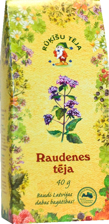 RŪĶĪŠU TĒJA RAUDENES 40G - Produkta attēls 