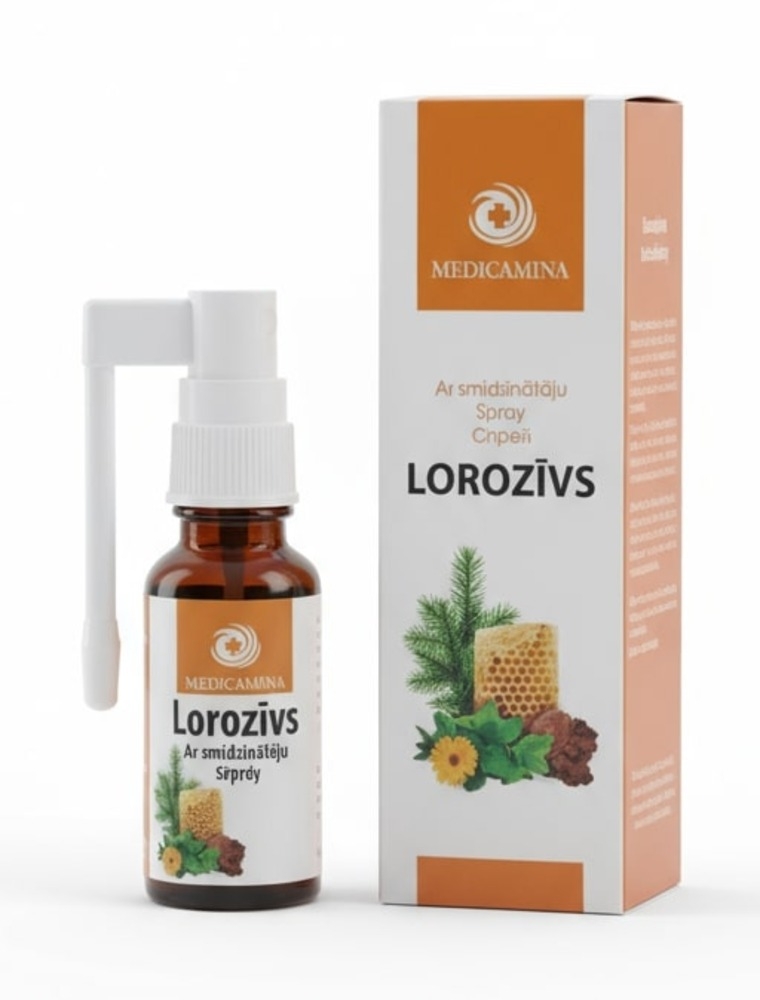 LOROZĪVS aerosols kaklam, 20 g. - Produkta attēls 