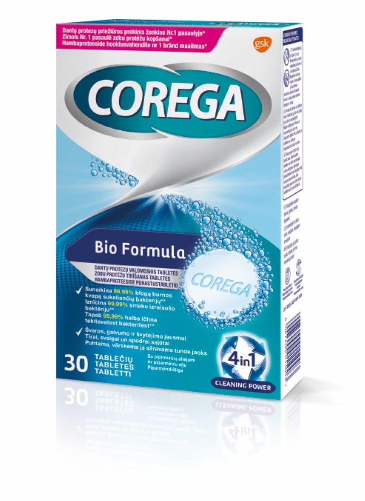 COREGA® Bio Formula tabletes, 30 gab. - Produkta attēls 