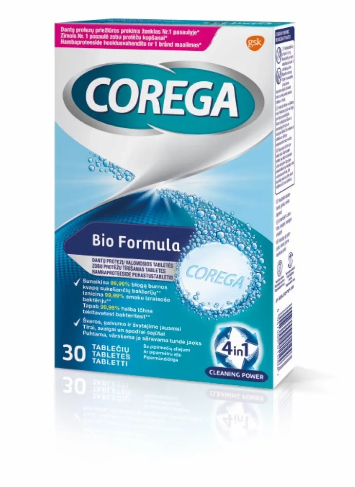 COREGA® Bio Formula tabletes, 30 gab. - Produkta attēls 