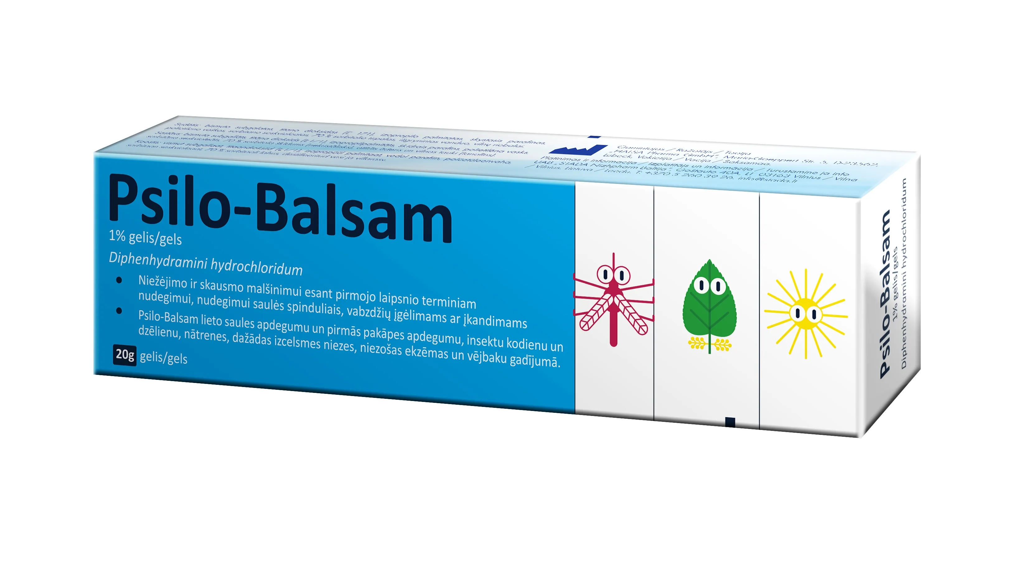PSILO-BALSAM GĒLS 1% 20G - Produkta attēls 