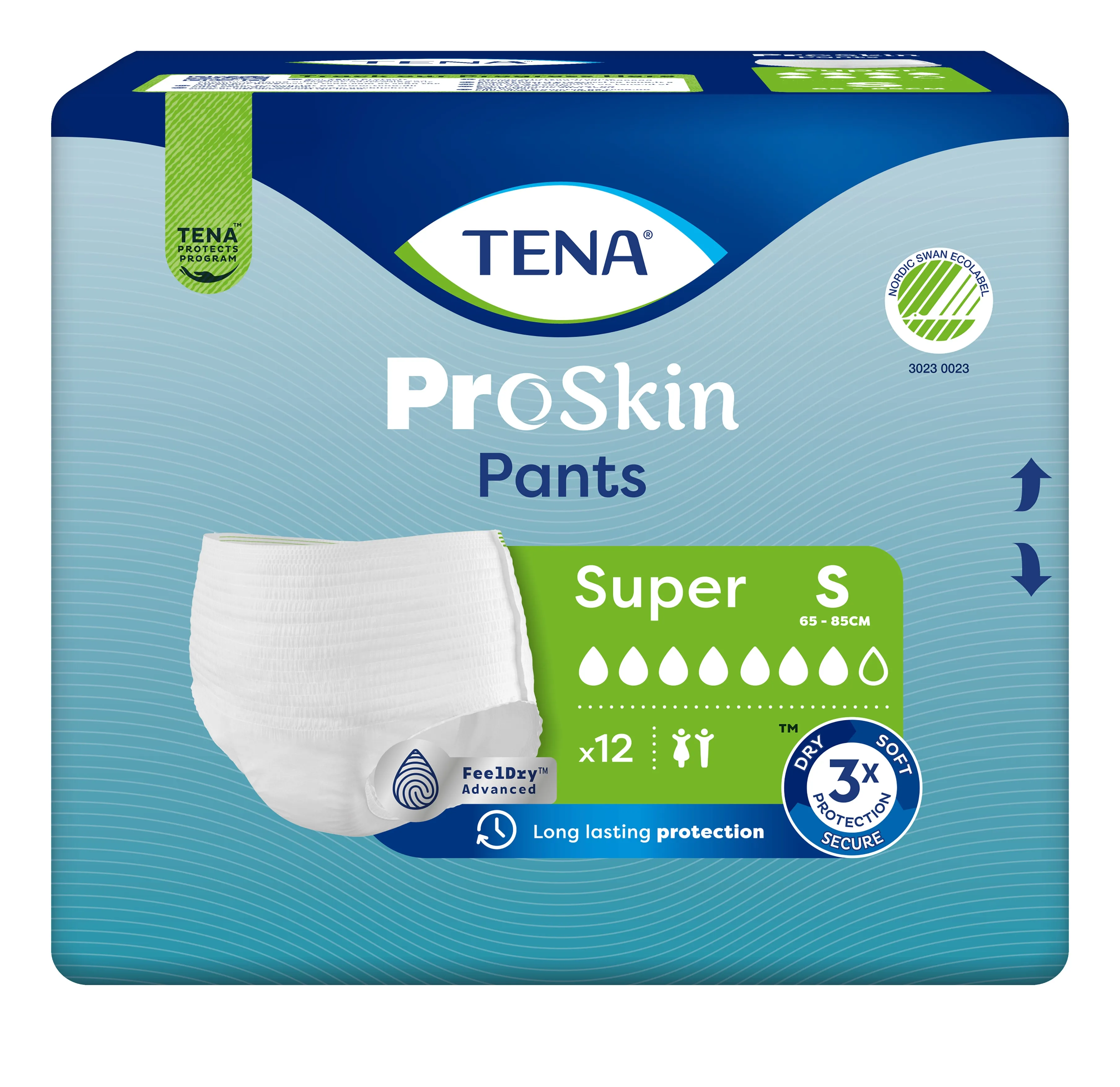 TENA Pants Super biksītes S izmērs, 12 gab. - Produkta attēls 