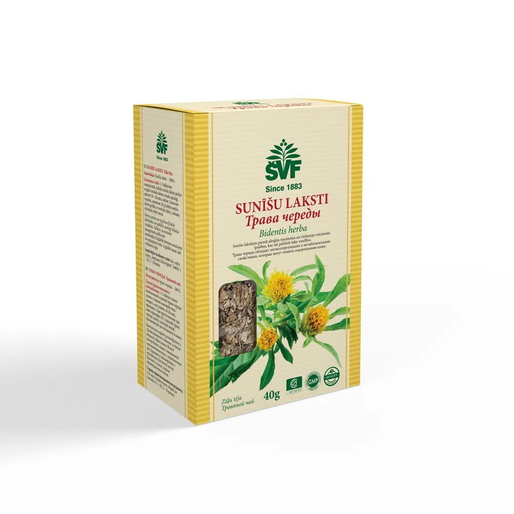 Tēja SUNĪŠU (Bidens tripartita) laksti, 40 g - Produkta attēls 