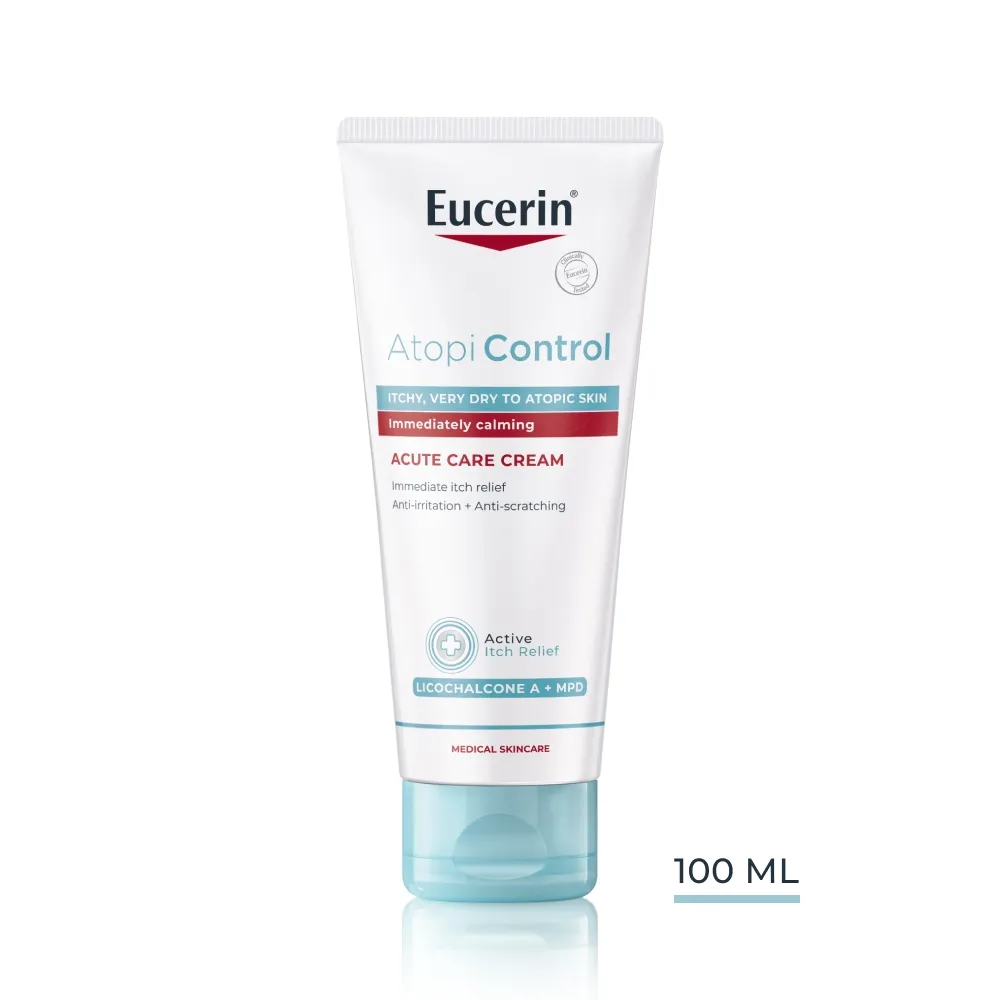 EUCERIN Atopicontrol Akut kopšanas krēms atopiskai ādai, 100 ml - Produkta attēls 