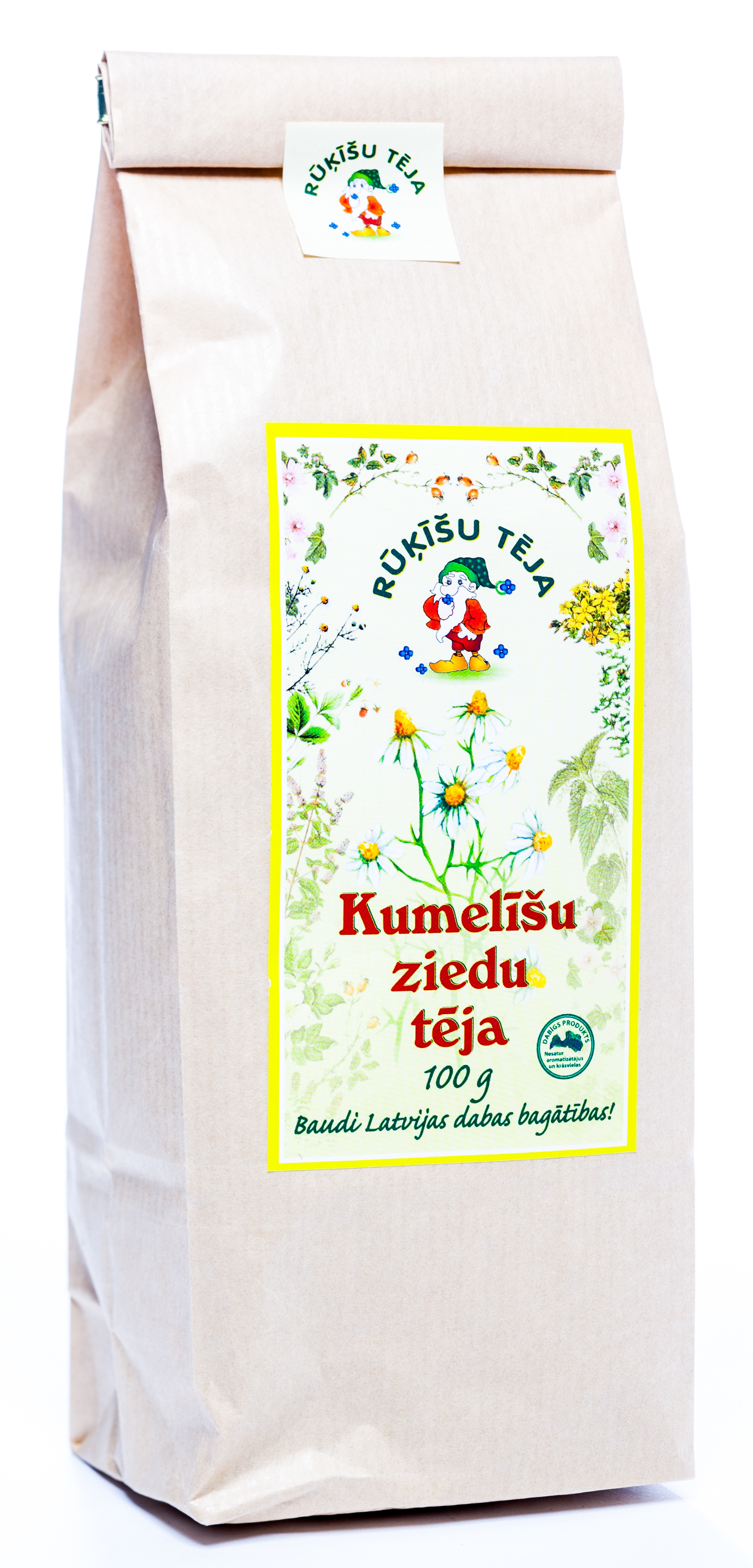 RŪĶĪŠU TĒJA KUMELĪŠU 100G - Produkta attēls 