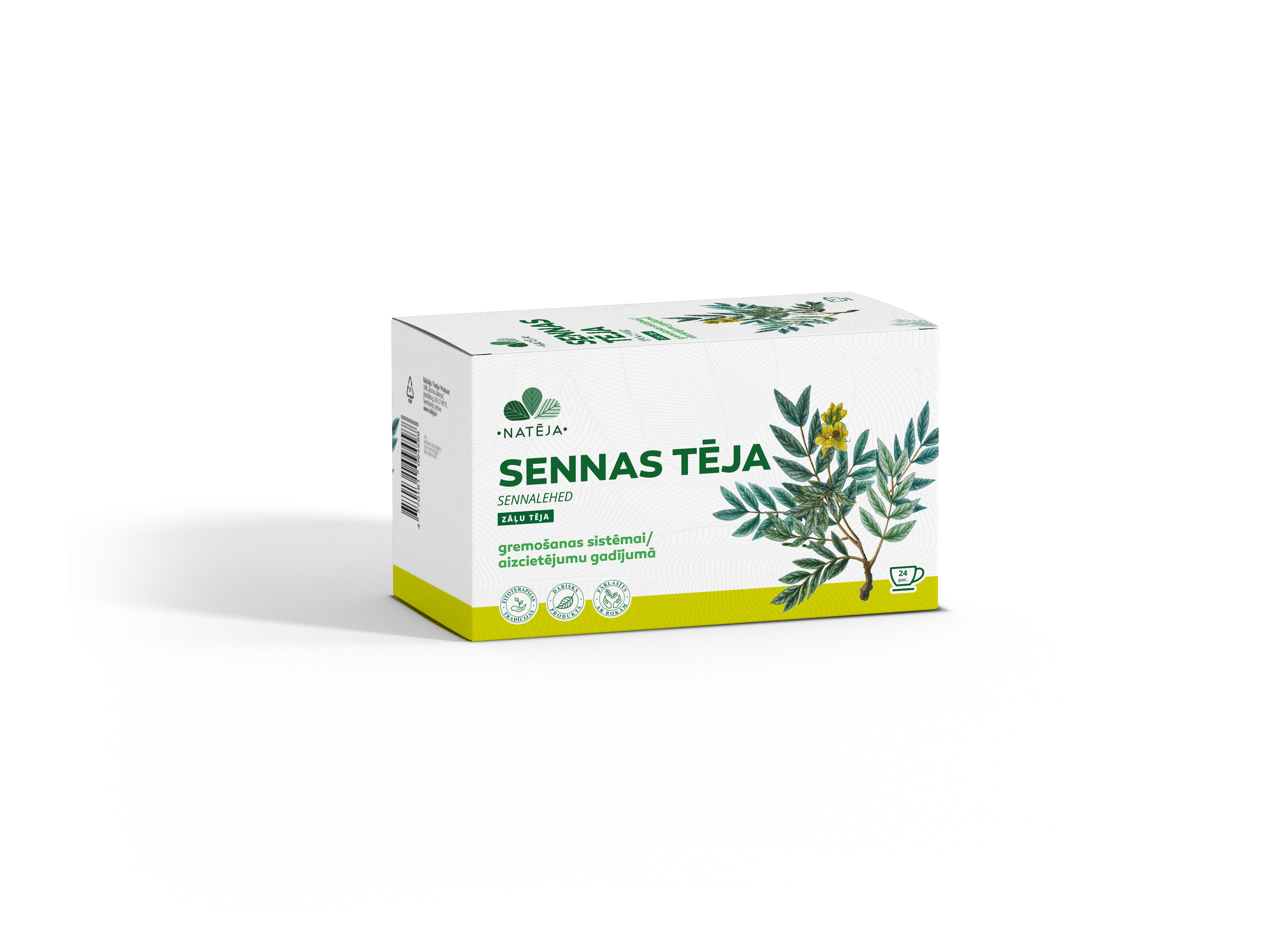 NATĒJA Sennas lapu tēja paciņās, 24 gab - Produkta attēls 