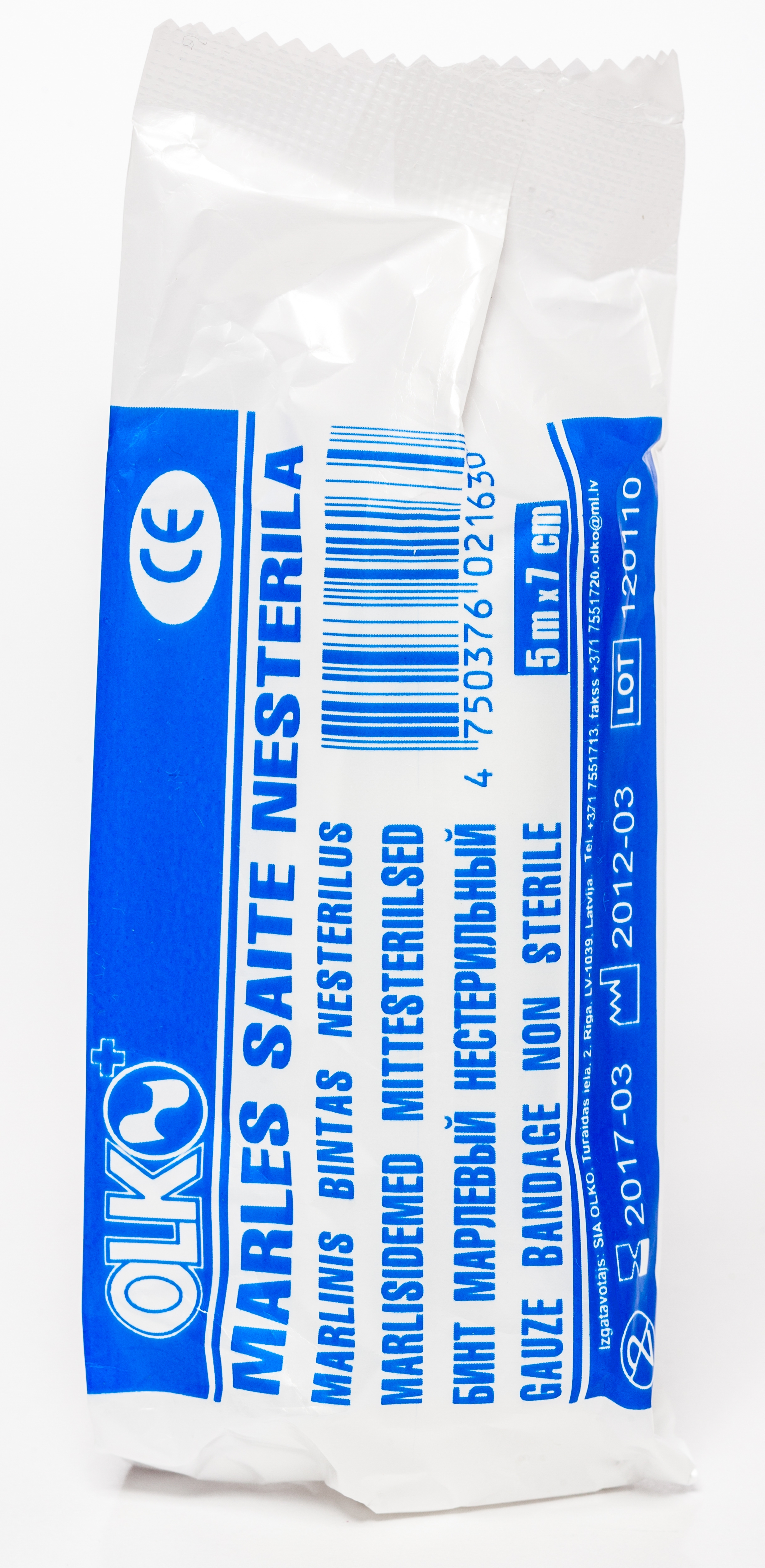 SAITE MARLES NESTERILA 5Mx7CM (OLKO) - Produkta attēls 
