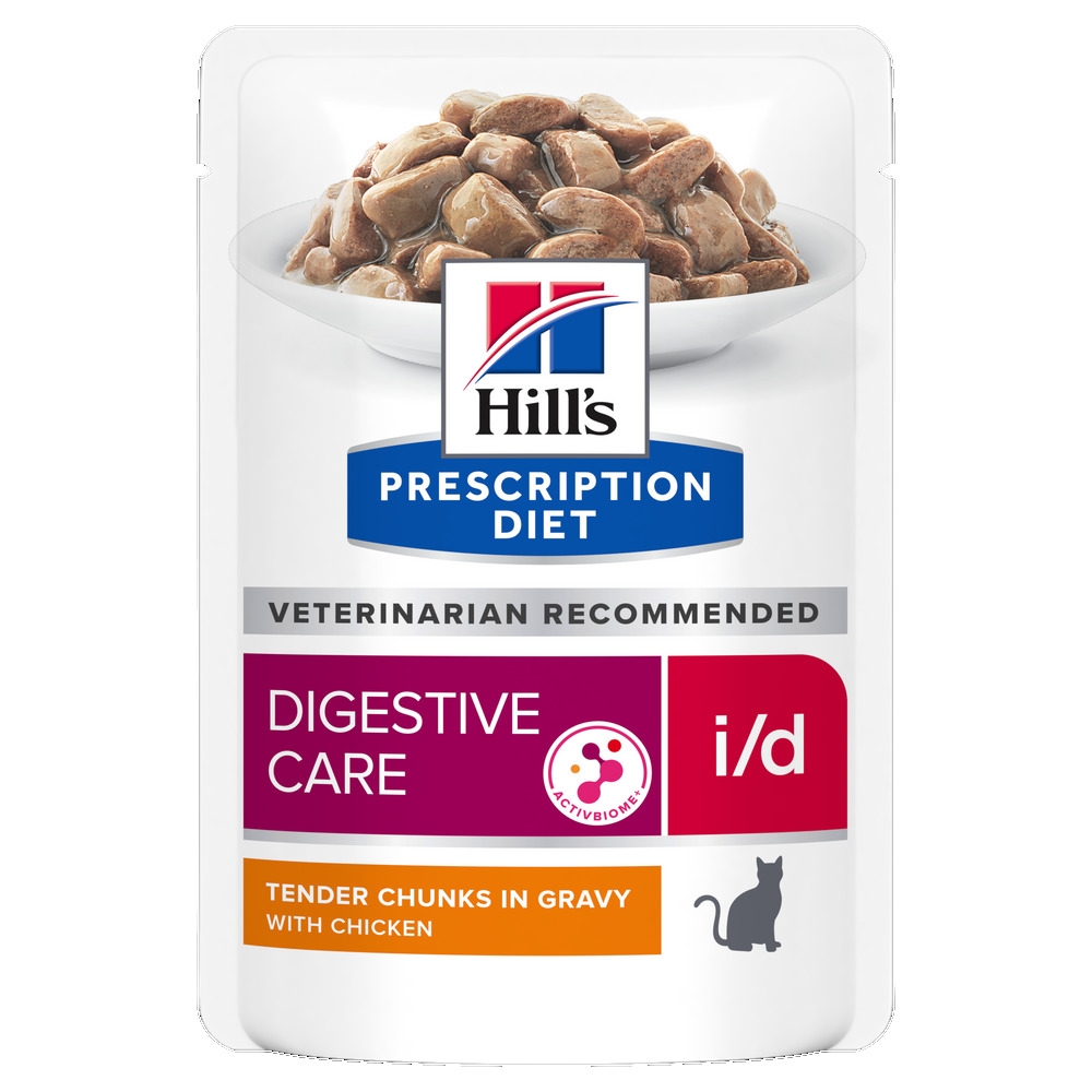 Hills PD kaķu mitrā barība paciņā I/D vista 85g N12 - Produkta attēls 