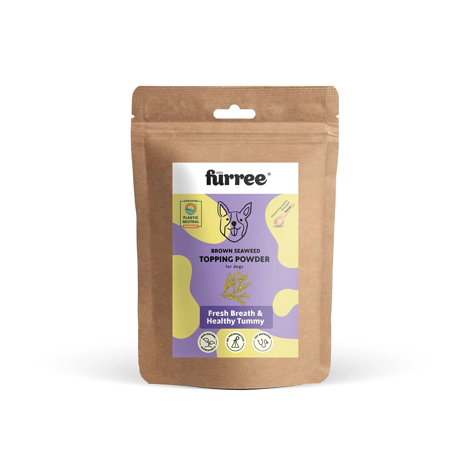 Fürree Topping Brūnaļģu pulveris 100g suņiem - Produkta attēls 