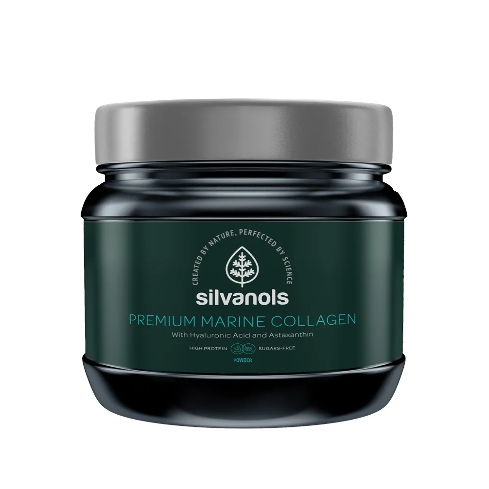 SILVANOLS Premium Marine Collagen pulveris, 400 g - Produkta attēls 
