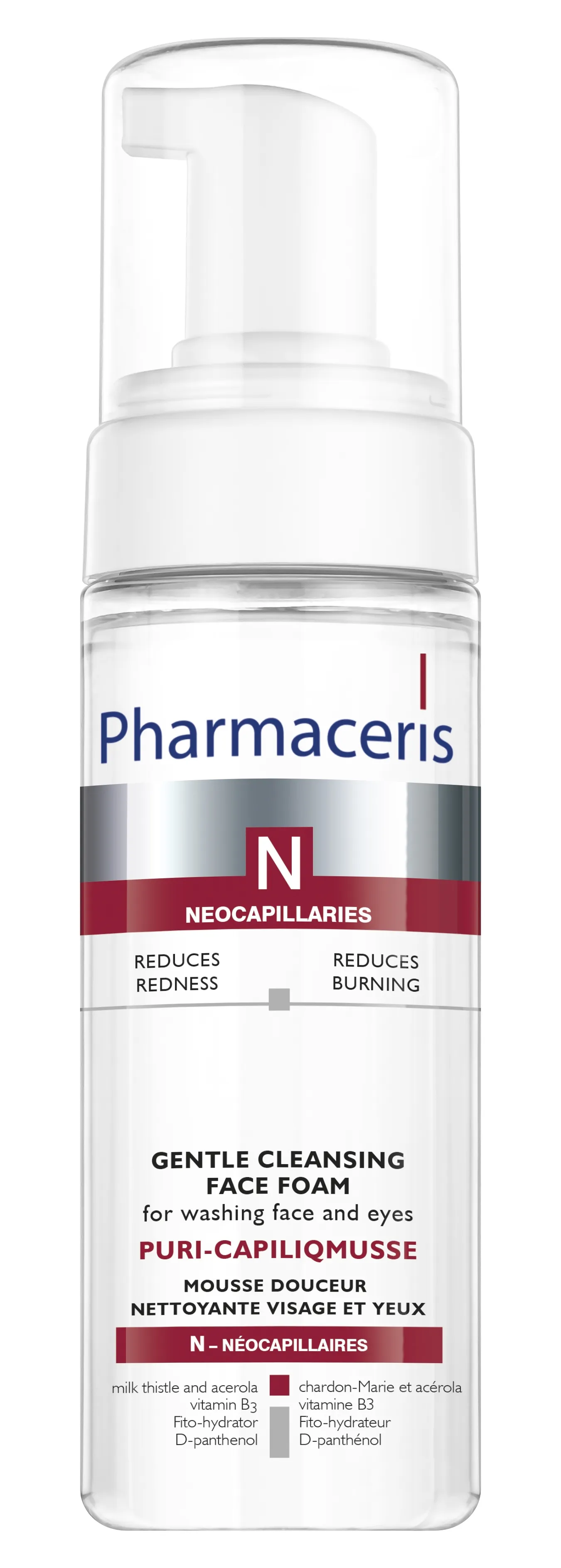 PHARMACERIS N.Puri-Capiliqmusse putas sejas mazgāšanai, 150 ml - Produkta attēls 