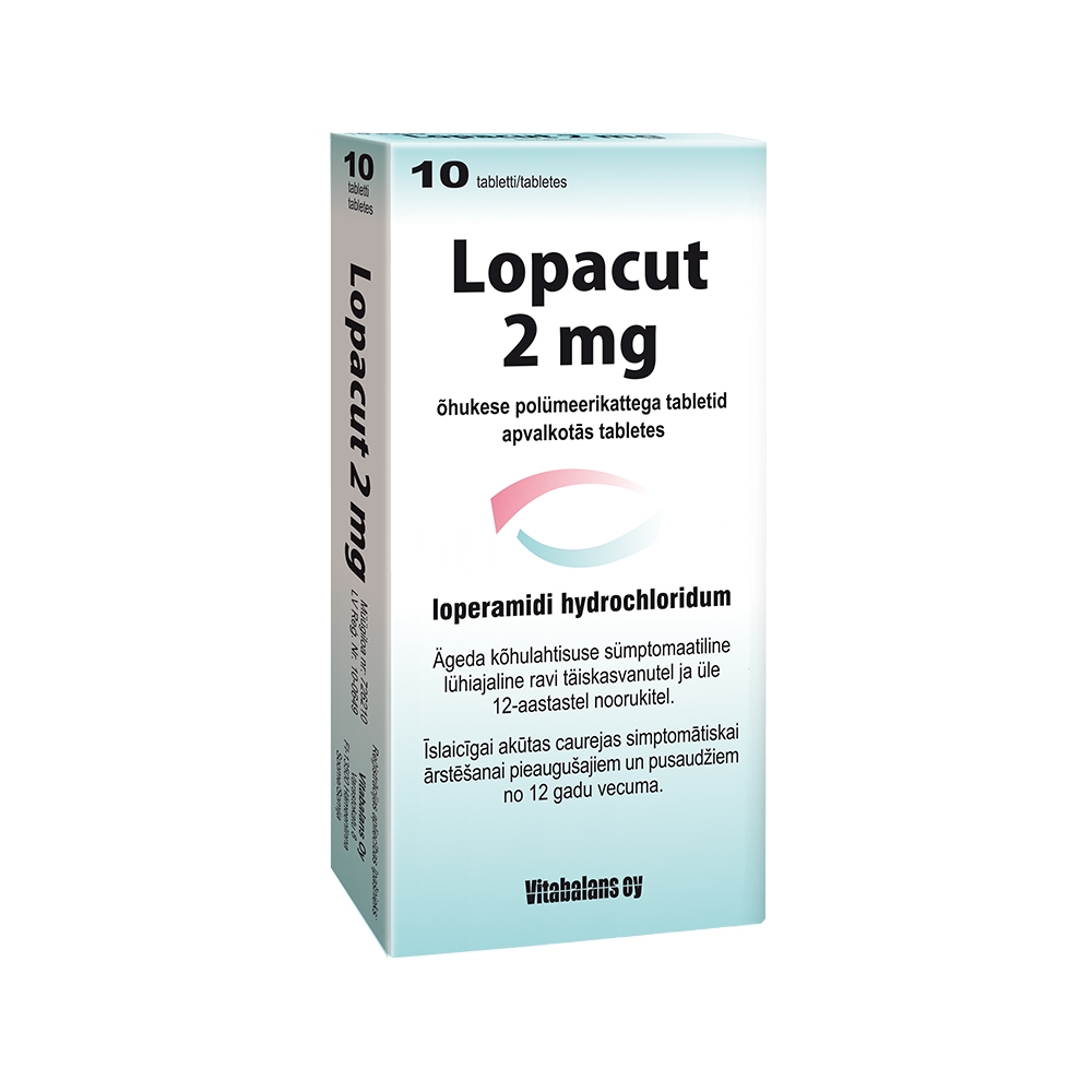 LOPACUT 2 mg tabletes, 10 gab. - Produkta attēls 