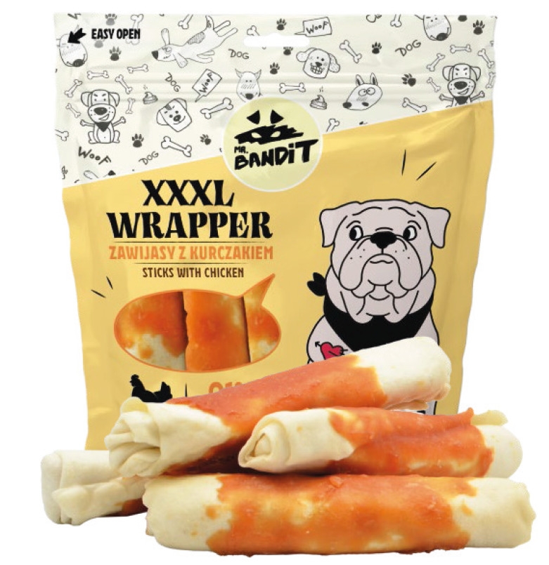 MR.BANDIT WRAPPER XXXL TĪTAS VISTAS NŪJIŅAS 20CM 500G - Produkta attēls 