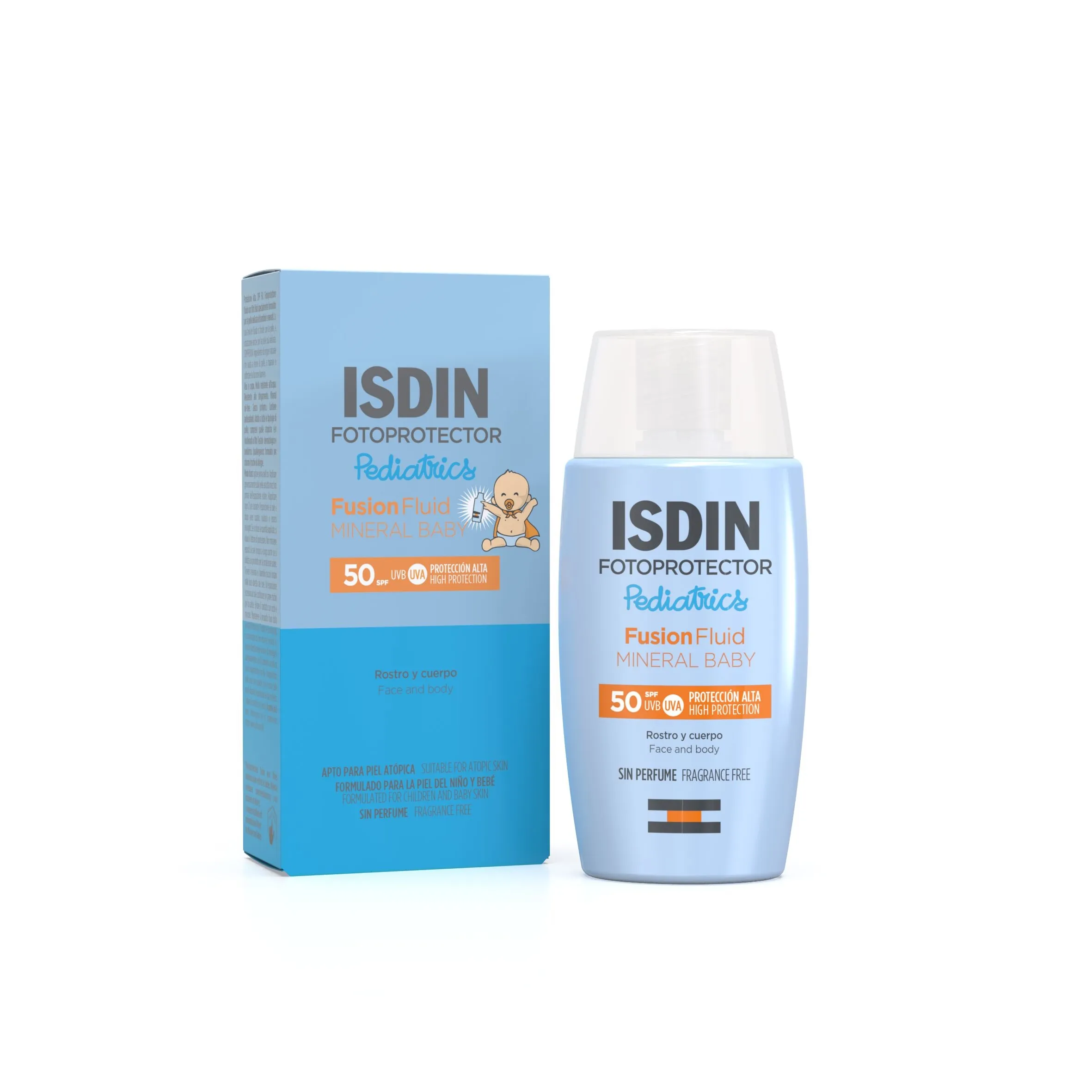 ISDIN Fotoprotector saules aizsargfluīds bērniem SPF50, 50 ml - Produkta attēls 