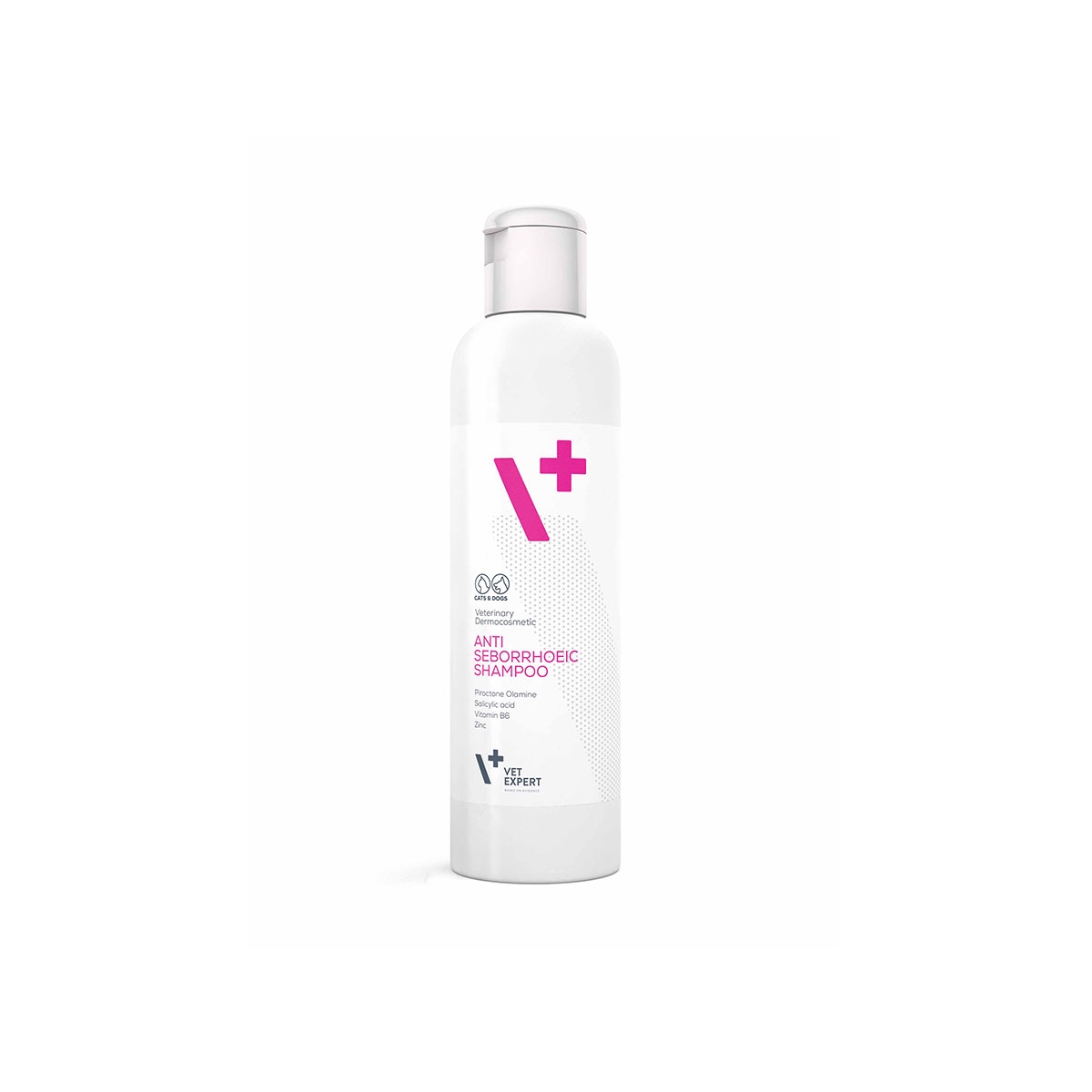 VE ANTISEBORRHOEIC SHAMPOO 250ML (rozā) - Produkta attēls 