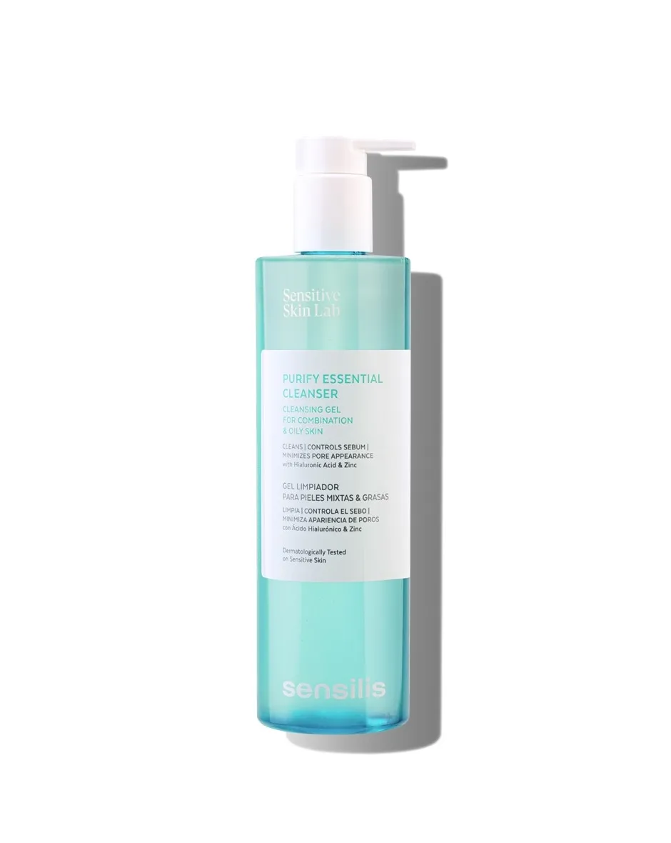 SENSILIS Purify Essential Cleanser sejas tīrīšanas līdzeklis, 400 ml - Produkta attēls 