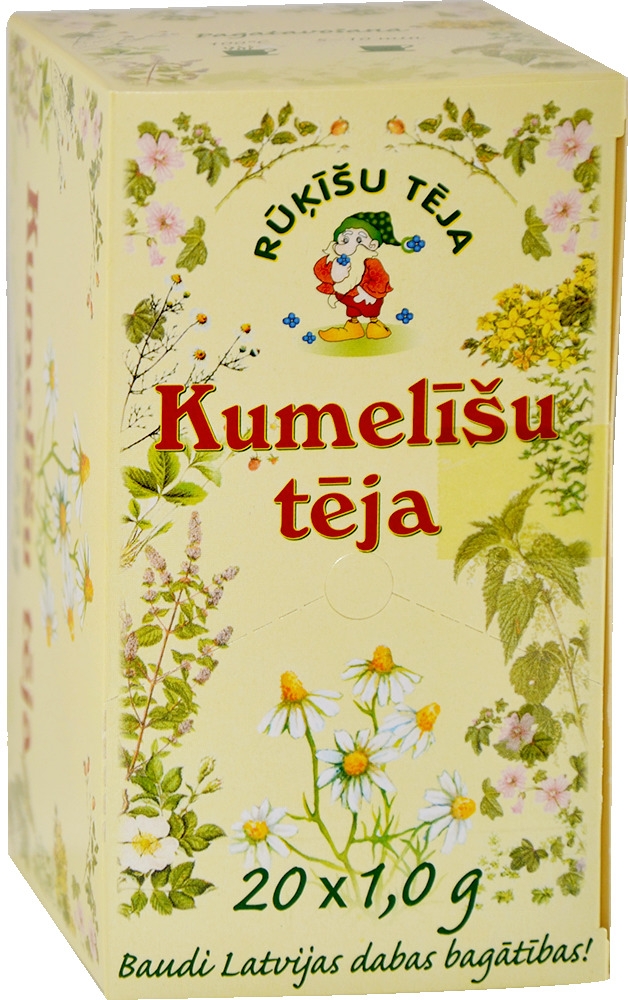 RŪĶĪŠU TĒJA KUMELĪŠU PACIŅĀS 1.0G N20 - Produkta attēls 