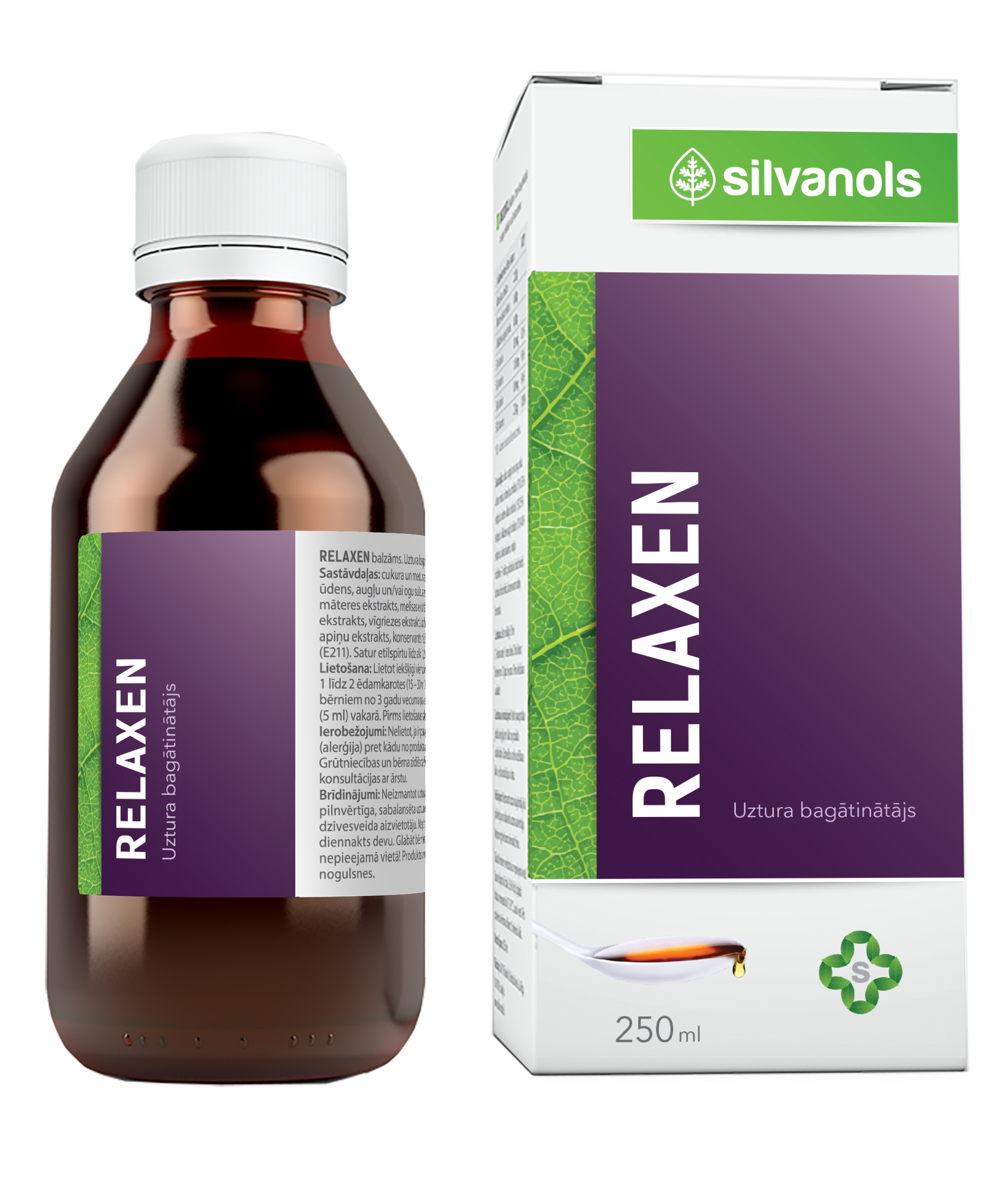 SILVANOLS Relaxen balzāms, 250 ml - Produkta attēls 