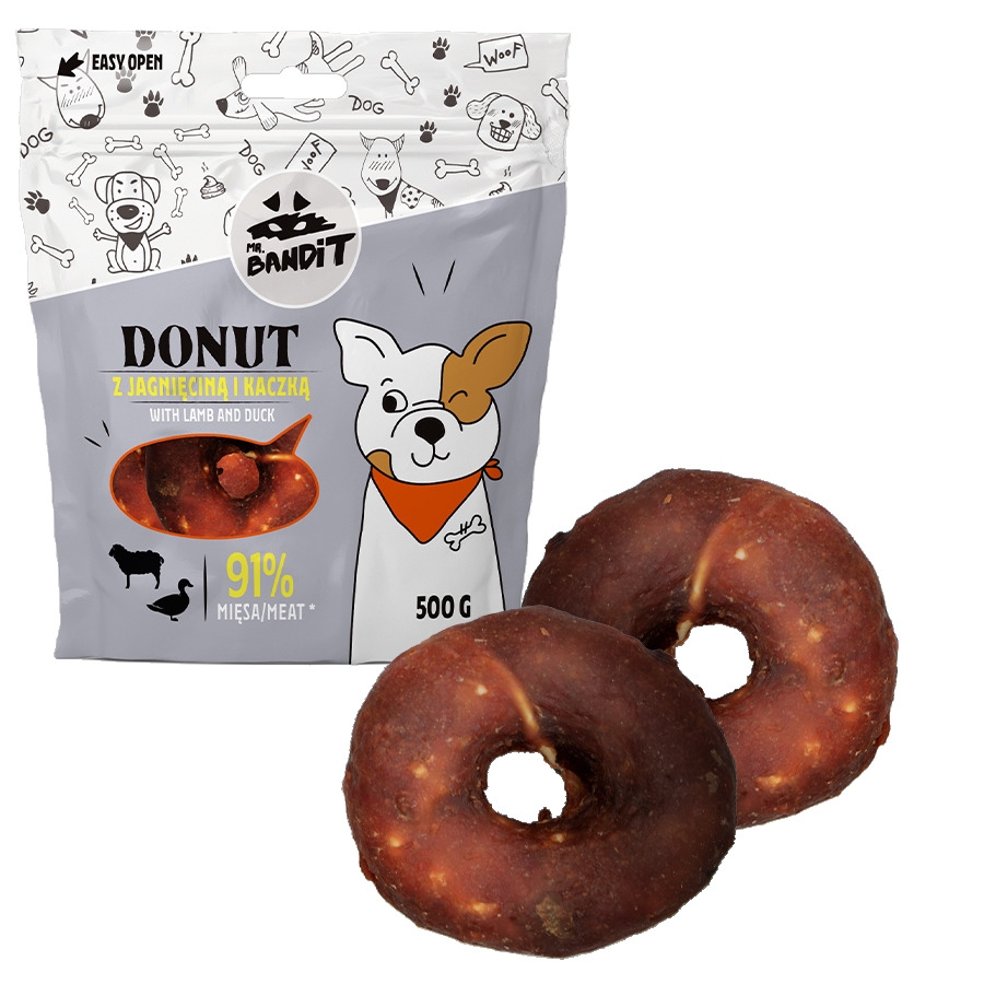 MR.BANDIT DONUT VIRTULIS AR JĒRU UN PĪLI 500G - Produkta attēls 