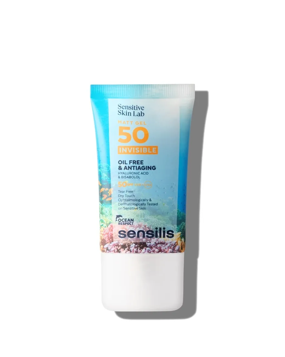 SENSILIS Invisible Gel Oil Free SPF50+ gēls saules aizsardzībai, 40 ml - Produkta attēls 