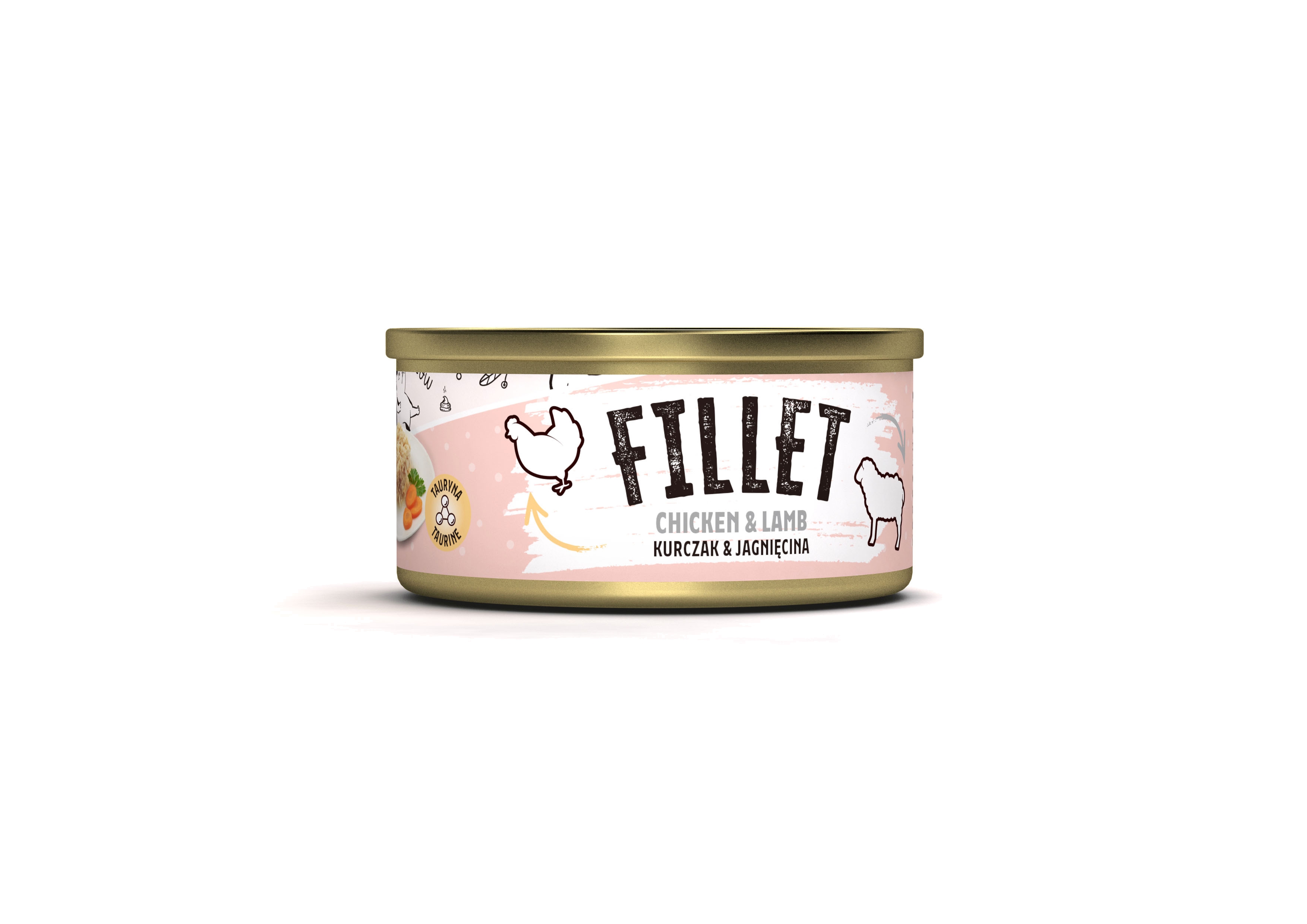 MR.BANDIT CAT FILLET KONS CHCK/LAMB /VISTA/JĒRS FIL. 80G /1735 - Produkta attēls 