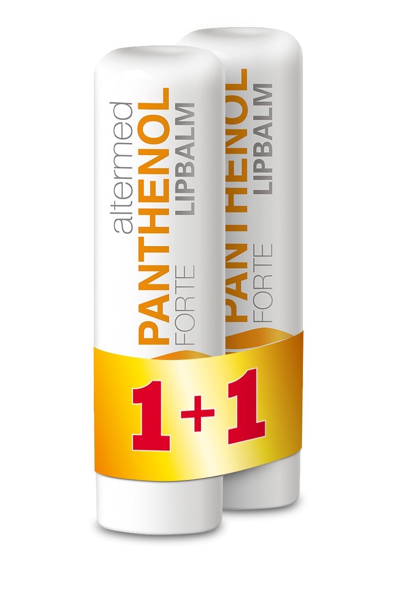 ALTERMED Panthenol Forte lūpu balzāms SPF15 (1 + 1), 4.3 g - Produkta attēls 